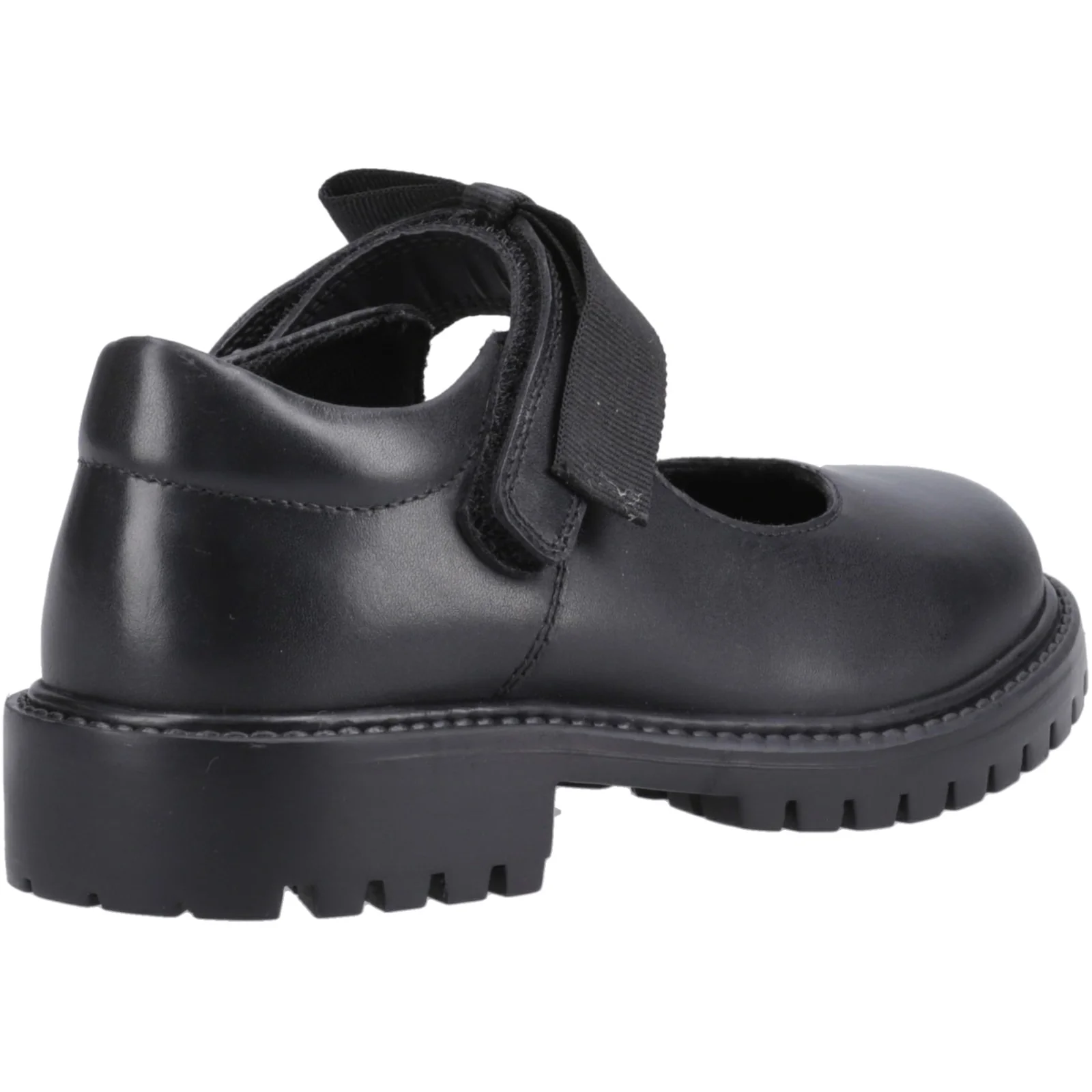Hush Puppies Womens Astrid Bow Snr Black - Image 4