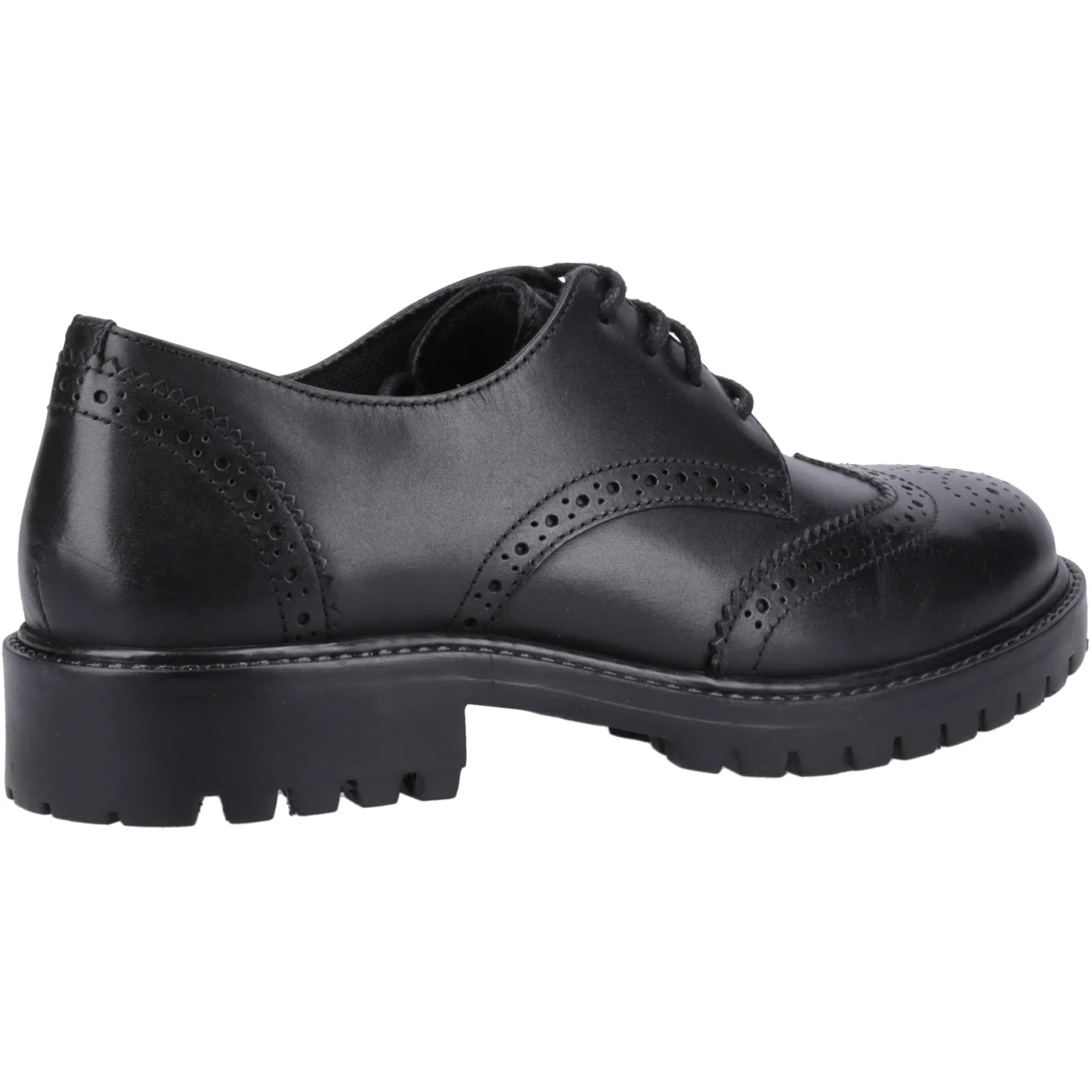 Hush Puppies Womens Athena Senior Shoe Black - Image 4
