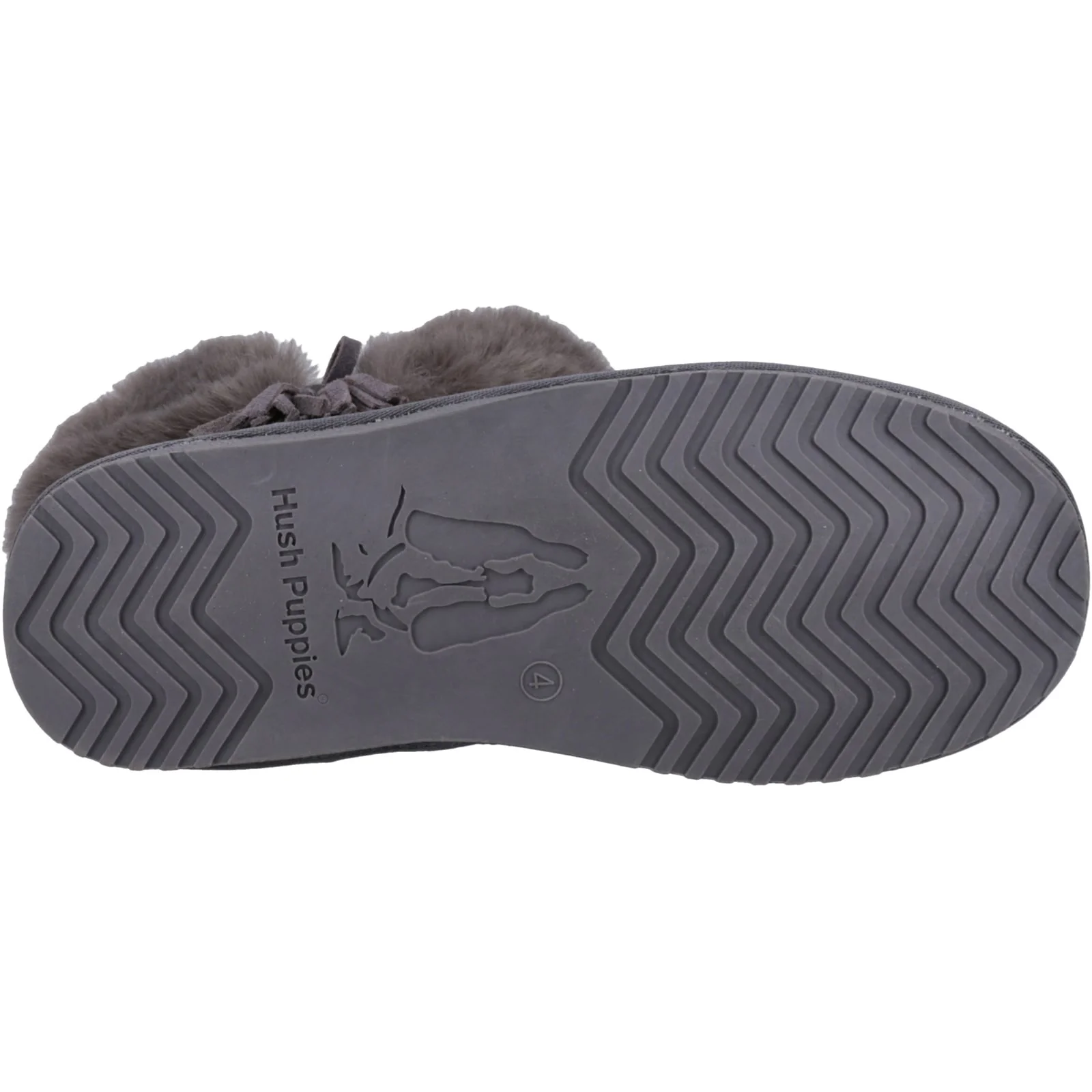 Hush Puppies Womens Ayana Slippers Grey - Image 2