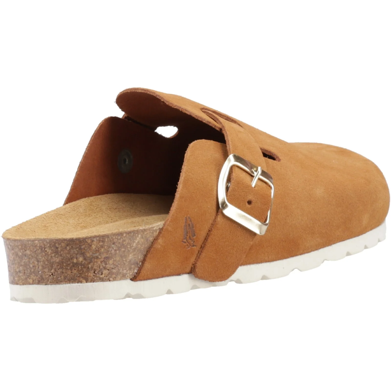 Hush Puppies Womens Bailey Closed Toe Mule Tan - Image 4