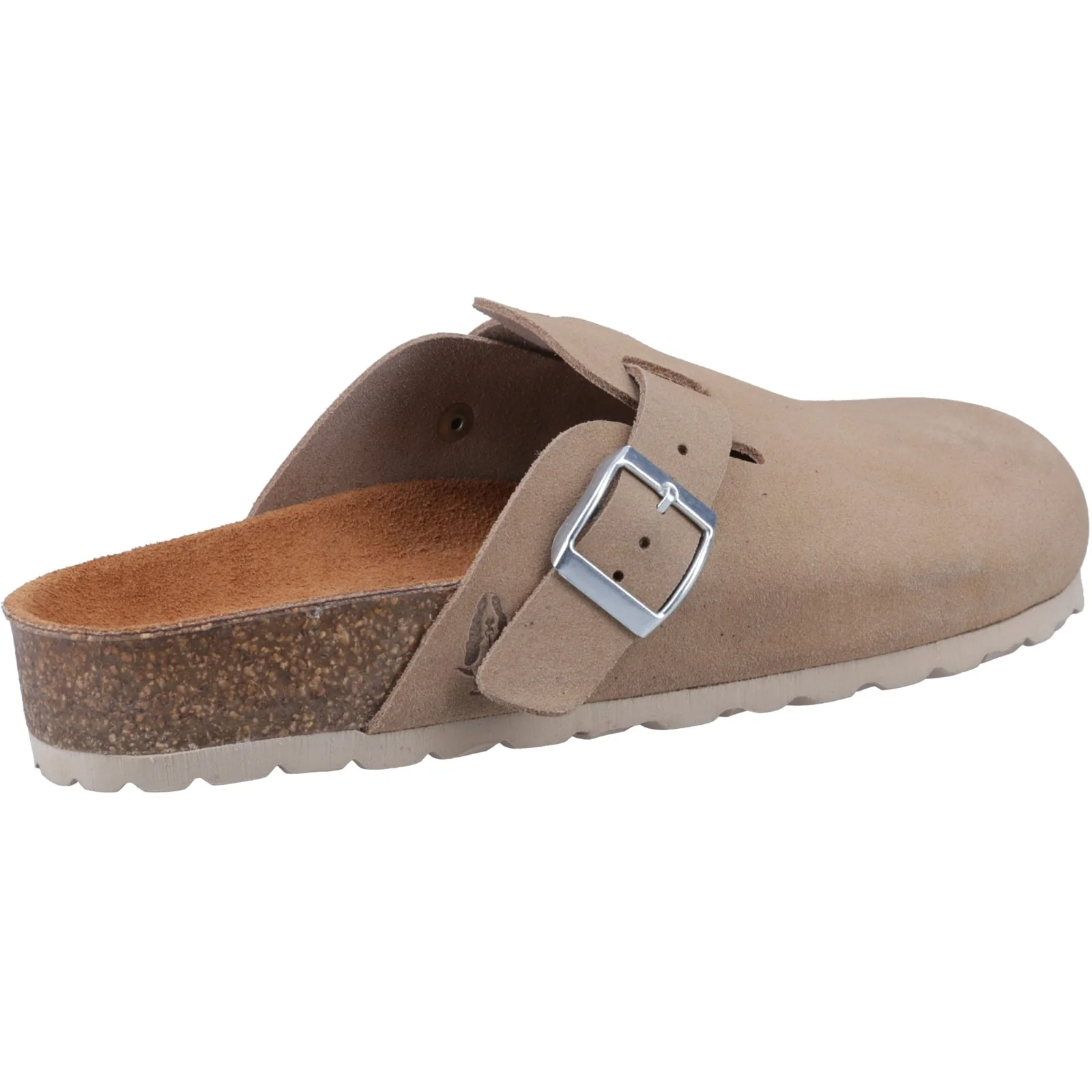 Hush Puppies Womens Bailey Closed Toe Mule Taupe - Image 3