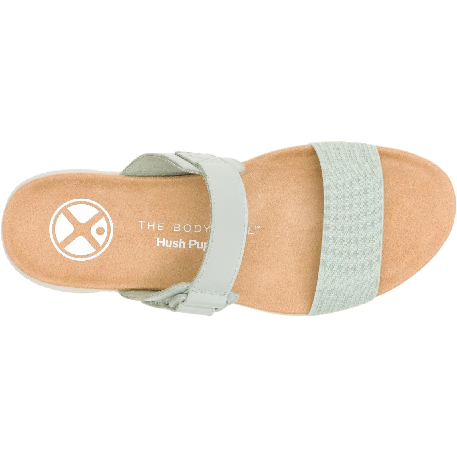 Hush Puppies Womens Breathe Gore Slide Sage - Image 3
