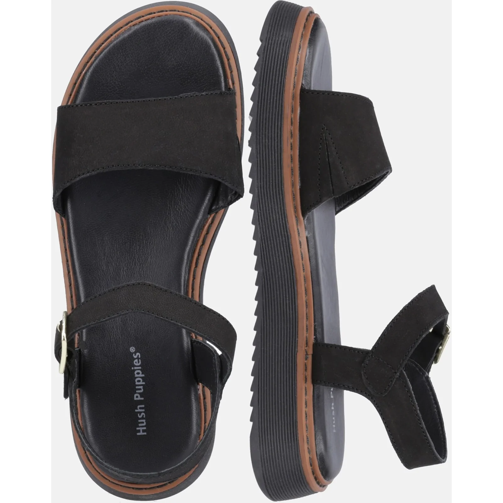 Hush Puppies Womens Cassie Sandal Black - Image 5