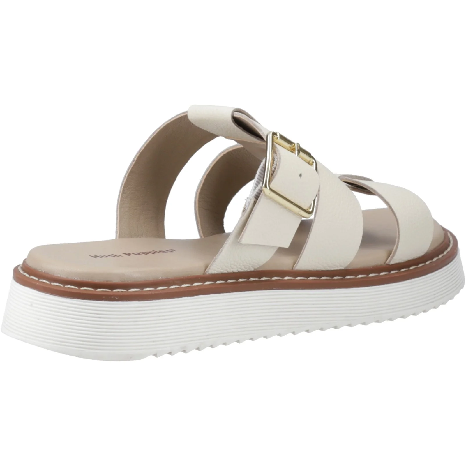 Hush Puppies Womens Celeste Slide Sandal Cream - Image 4