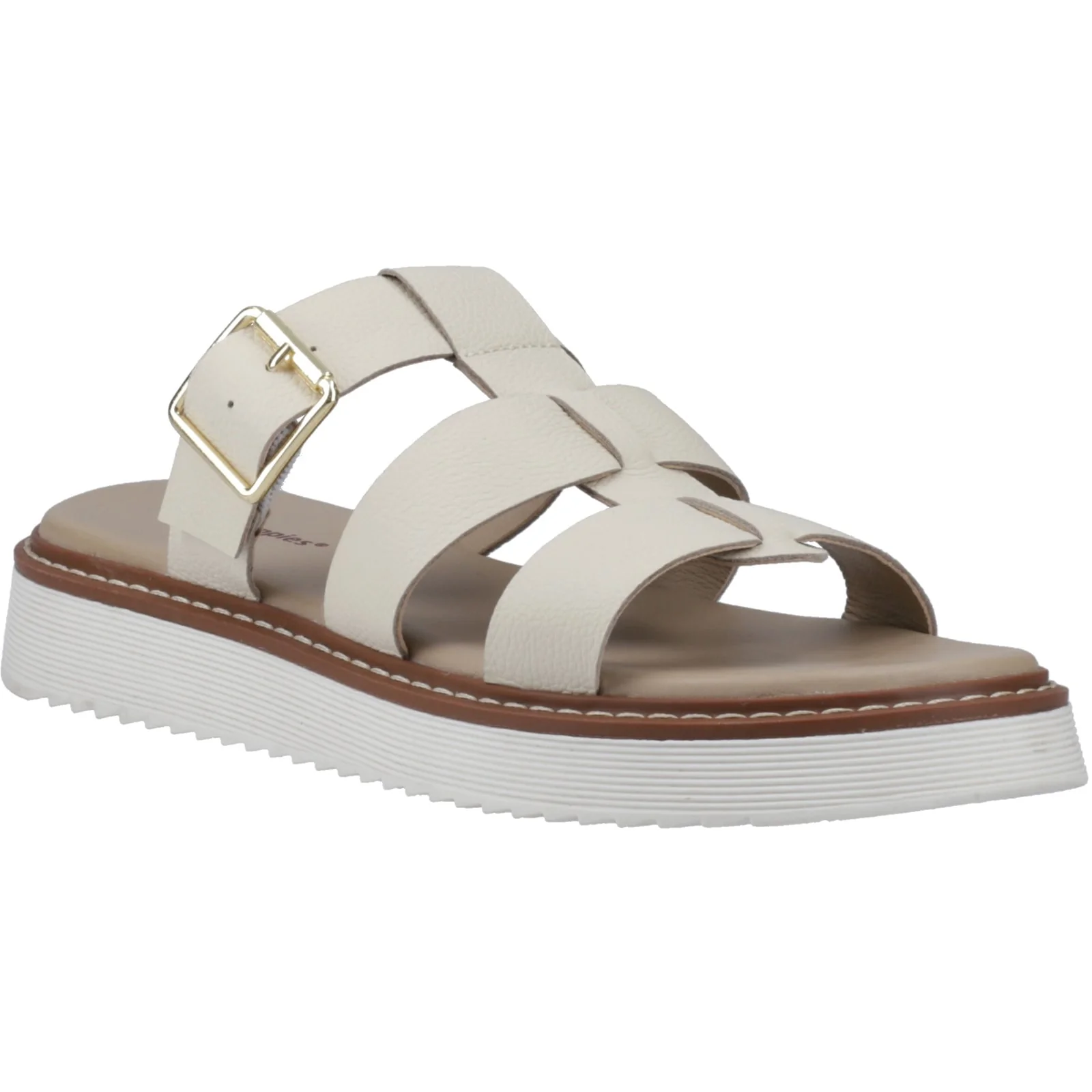 Hush Puppies Womens Celeste Slide Sandal Cream - Image 5