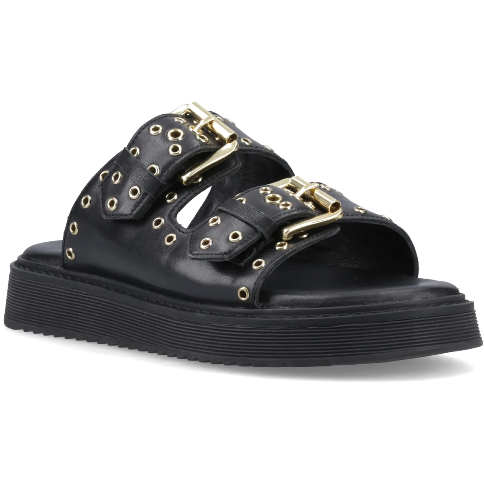 Hush Puppies Womens Christine Mule Sandal Black - Image 5