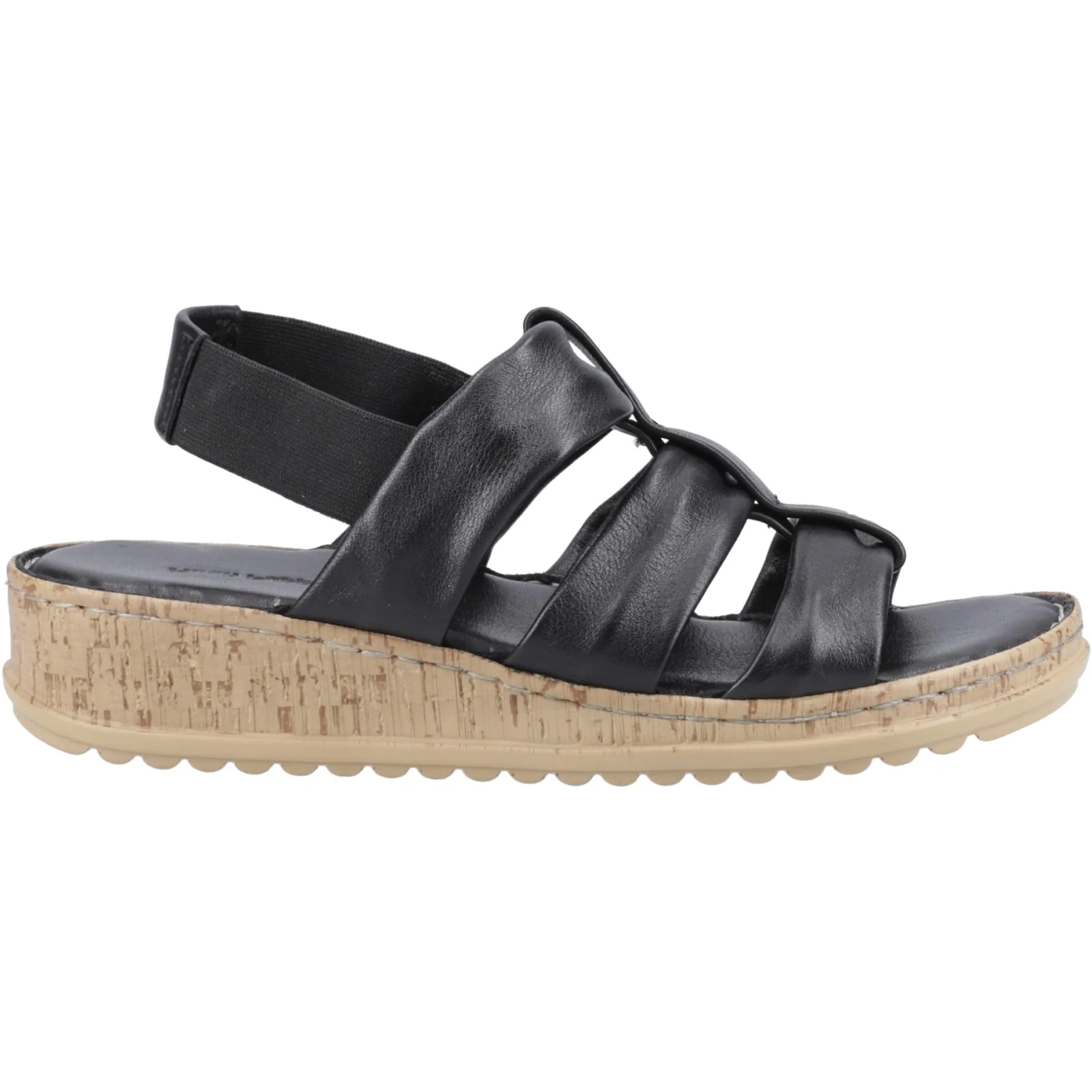 Hush Puppies Womens Eden Wide Fit Sandal Black