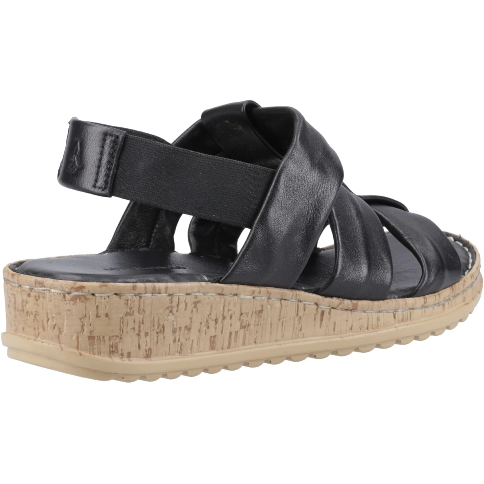 Hush Puppies Womens Eden Wide Fit Sandal Black - Image 4