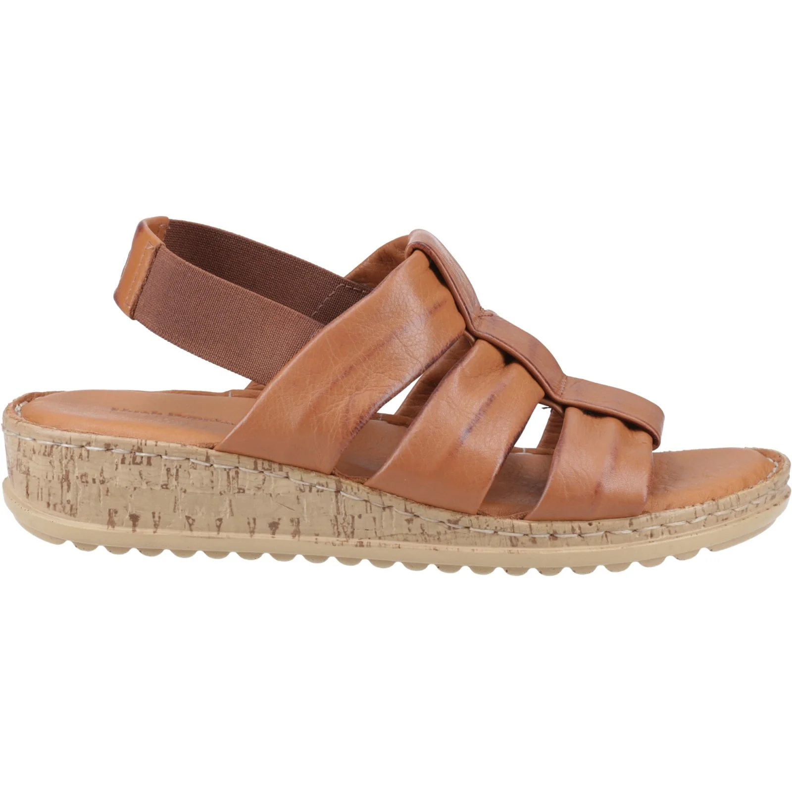 Hush Puppies Womens Eden Wide Fit Sandal Tan