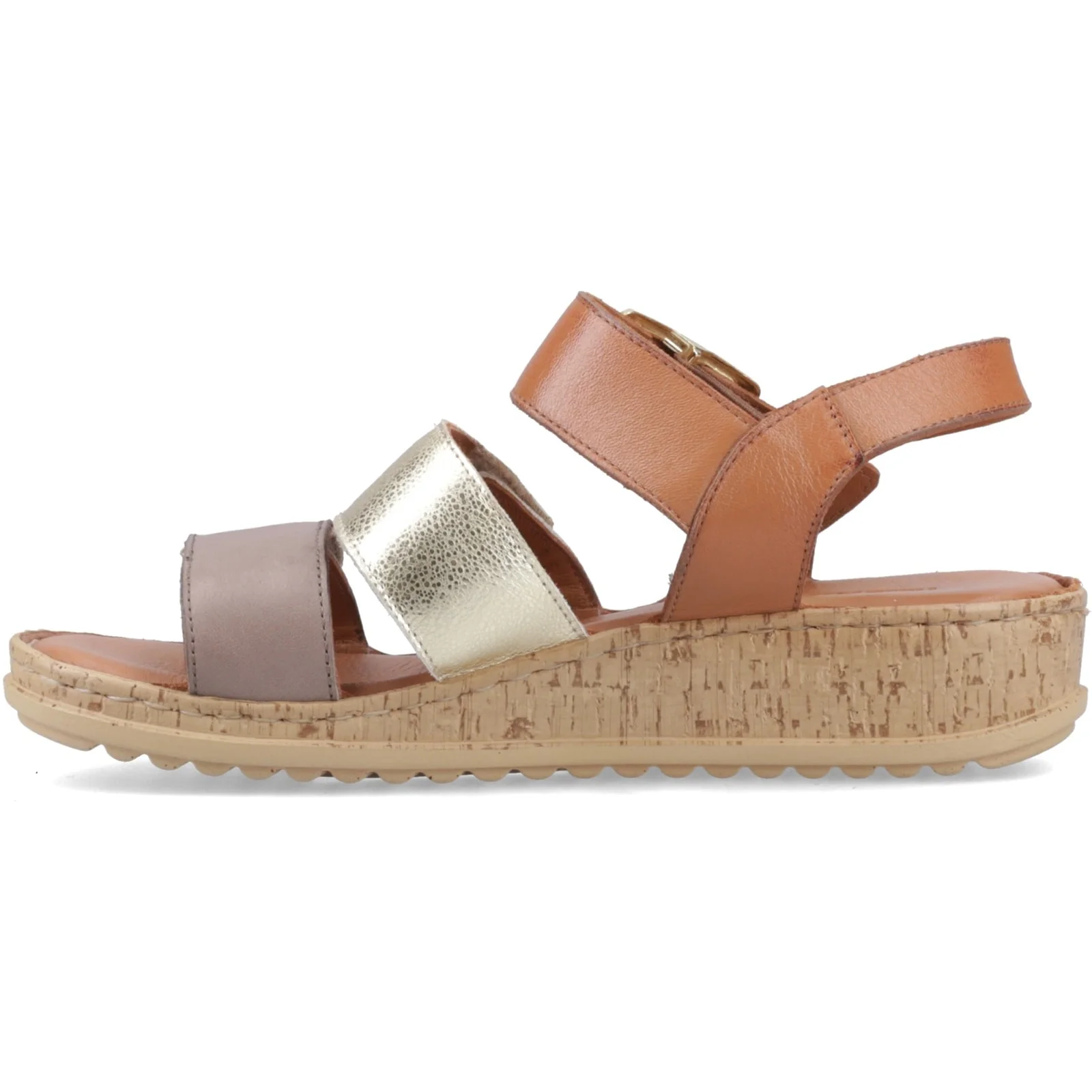 Hush Puppies Womens Eliana Sandal Gold - Image 2