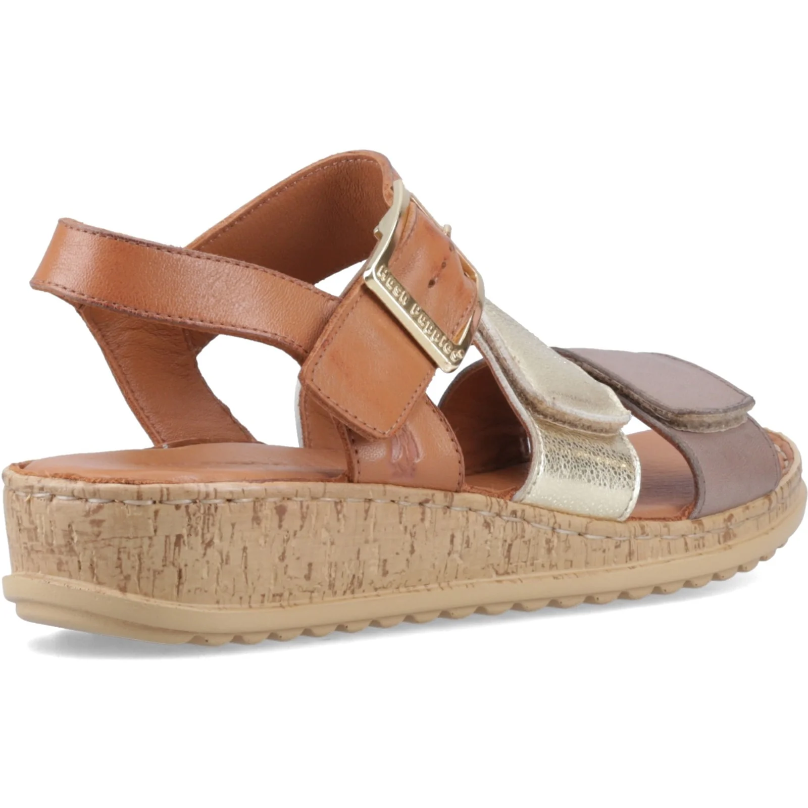 Hush Puppies Womens Eliana Sandal Gold - Image 4