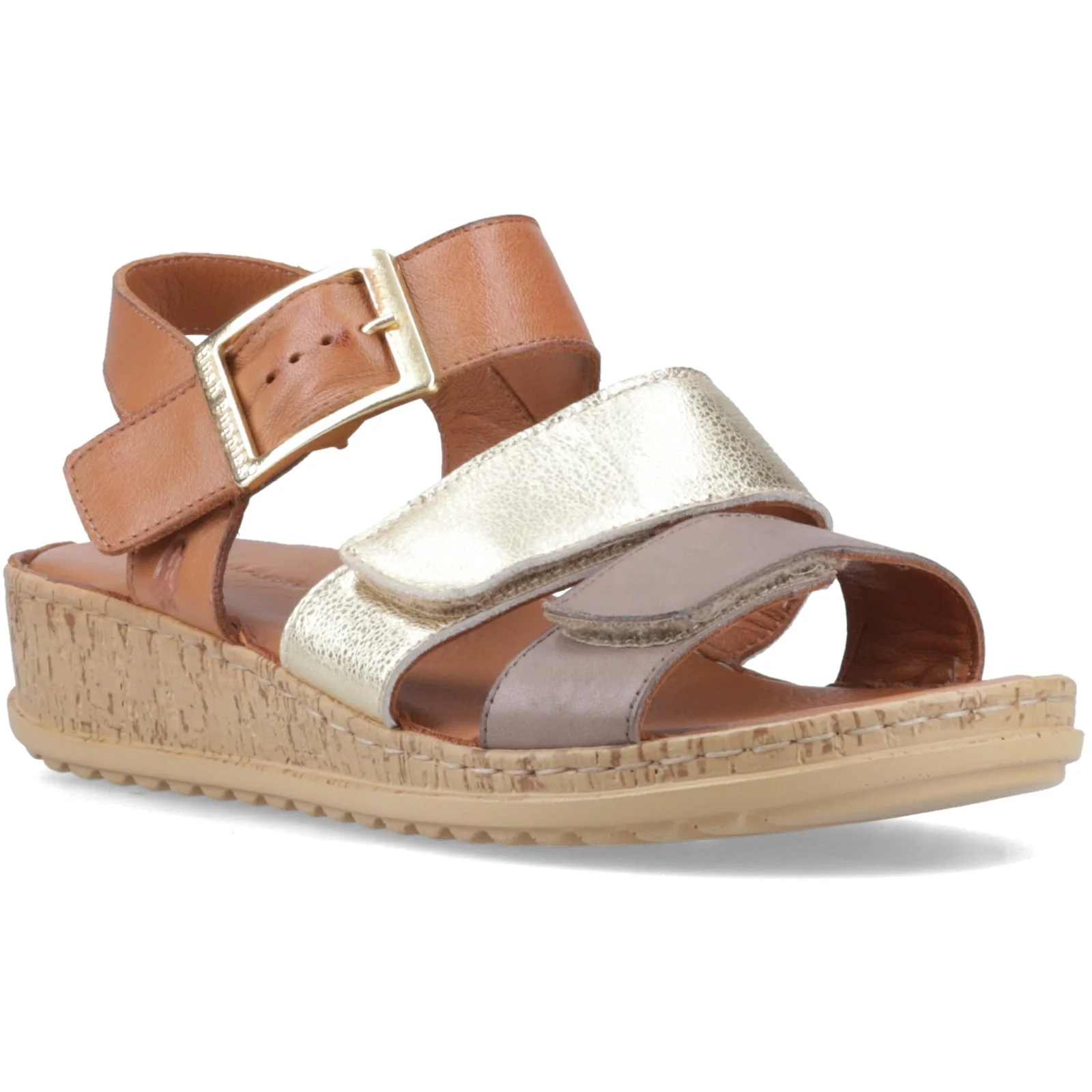 Hush Puppies Womens Eliana Sandal Gold - Image 5