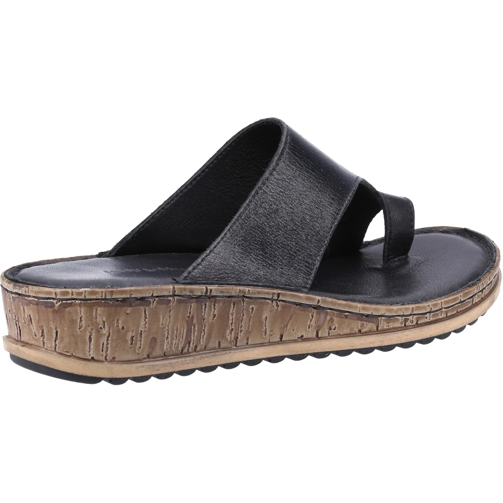Hush Puppies Womens Elissa Toepost Sandal Black - Image 3