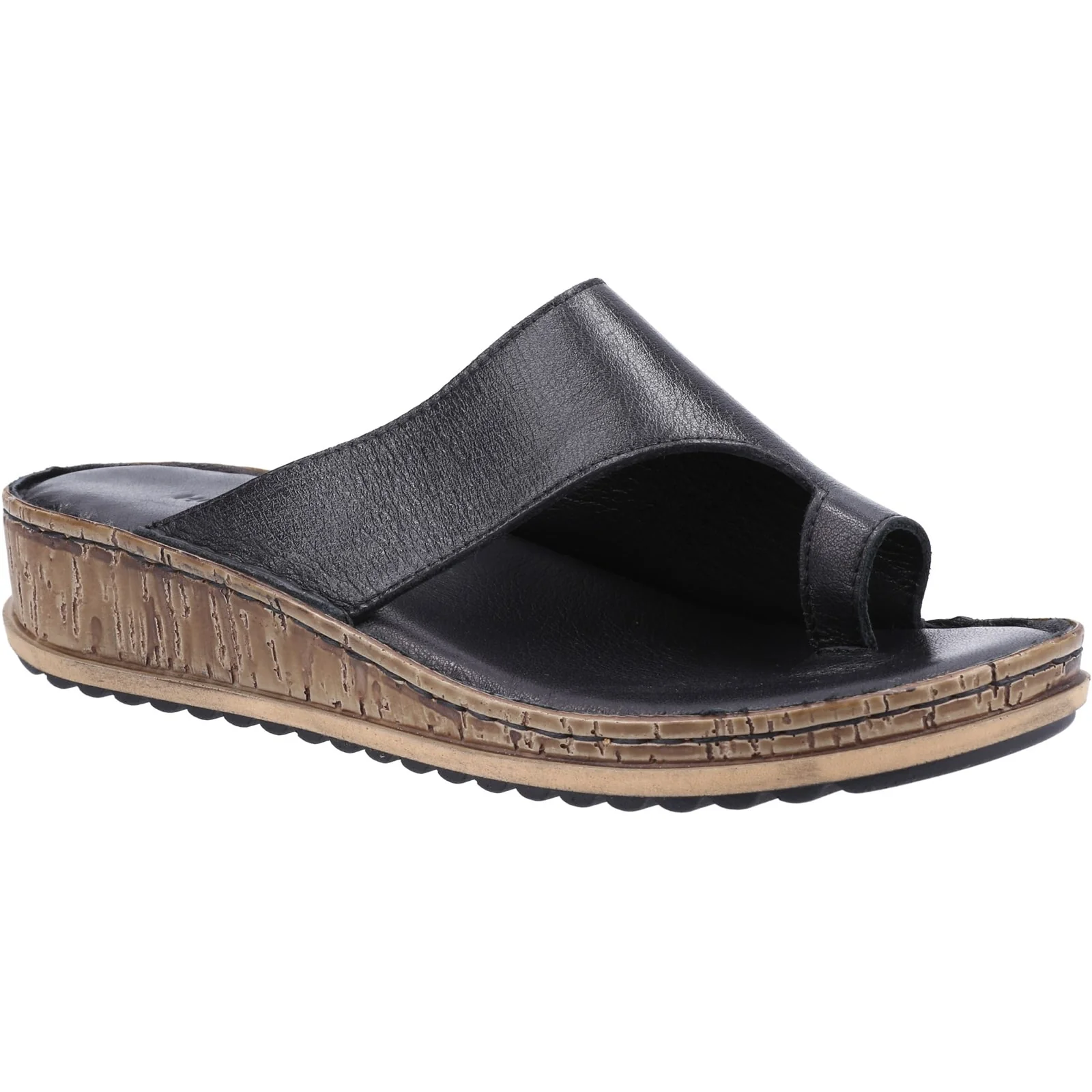 Hush Puppies Womens Elissa Toepost Sandal Black - Image 4