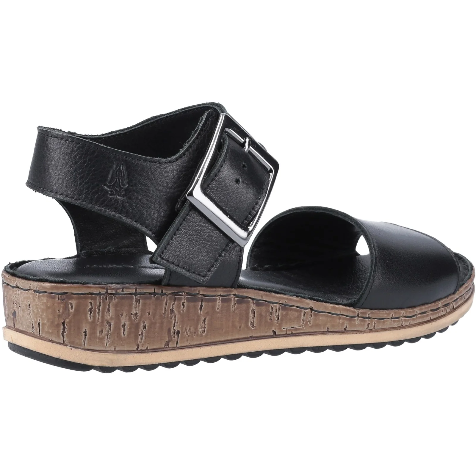 Hush Puppies Womens Ellie Wide Sandal Black - Image 3