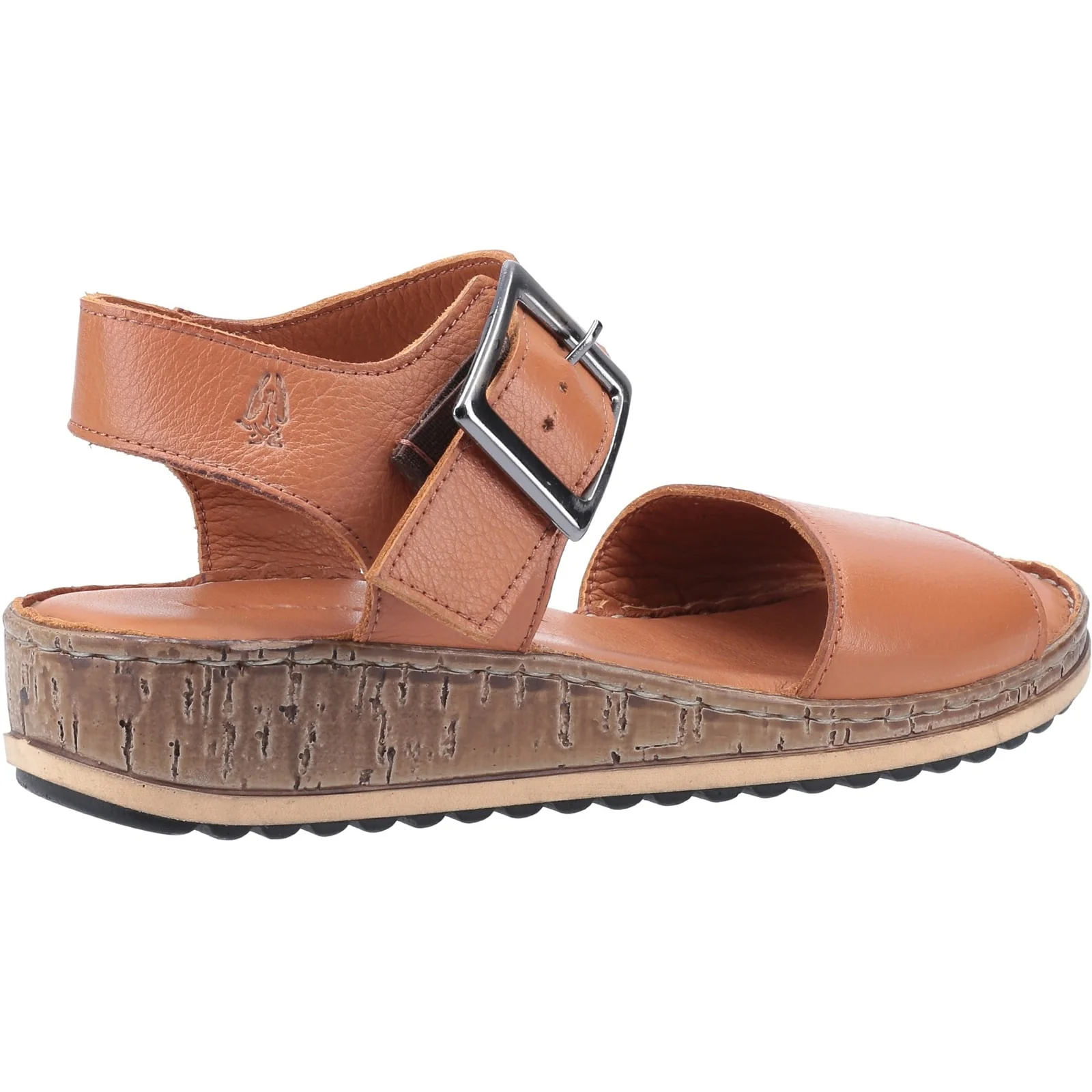 Hush Puppies Womens Ellie Wide Sandal Tan - Image 3