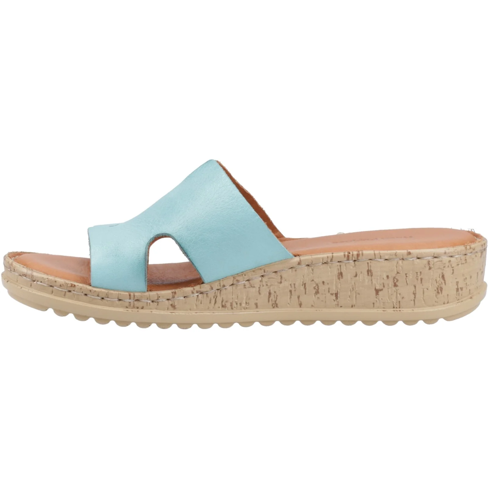 Hush Puppies Womens Eloise Mule Sandal Aqua - Image 2