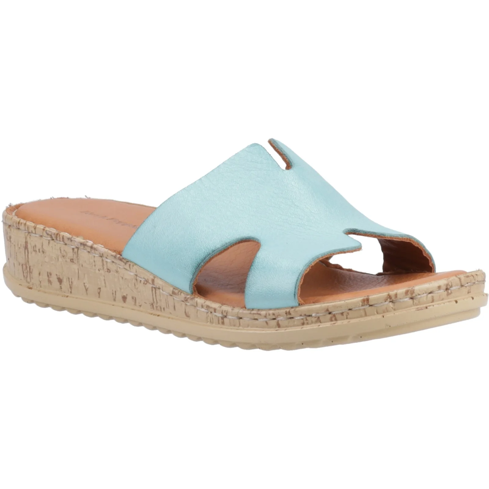 Hush Puppies Womens Eloise Mule Sandal Aqua - Image 5