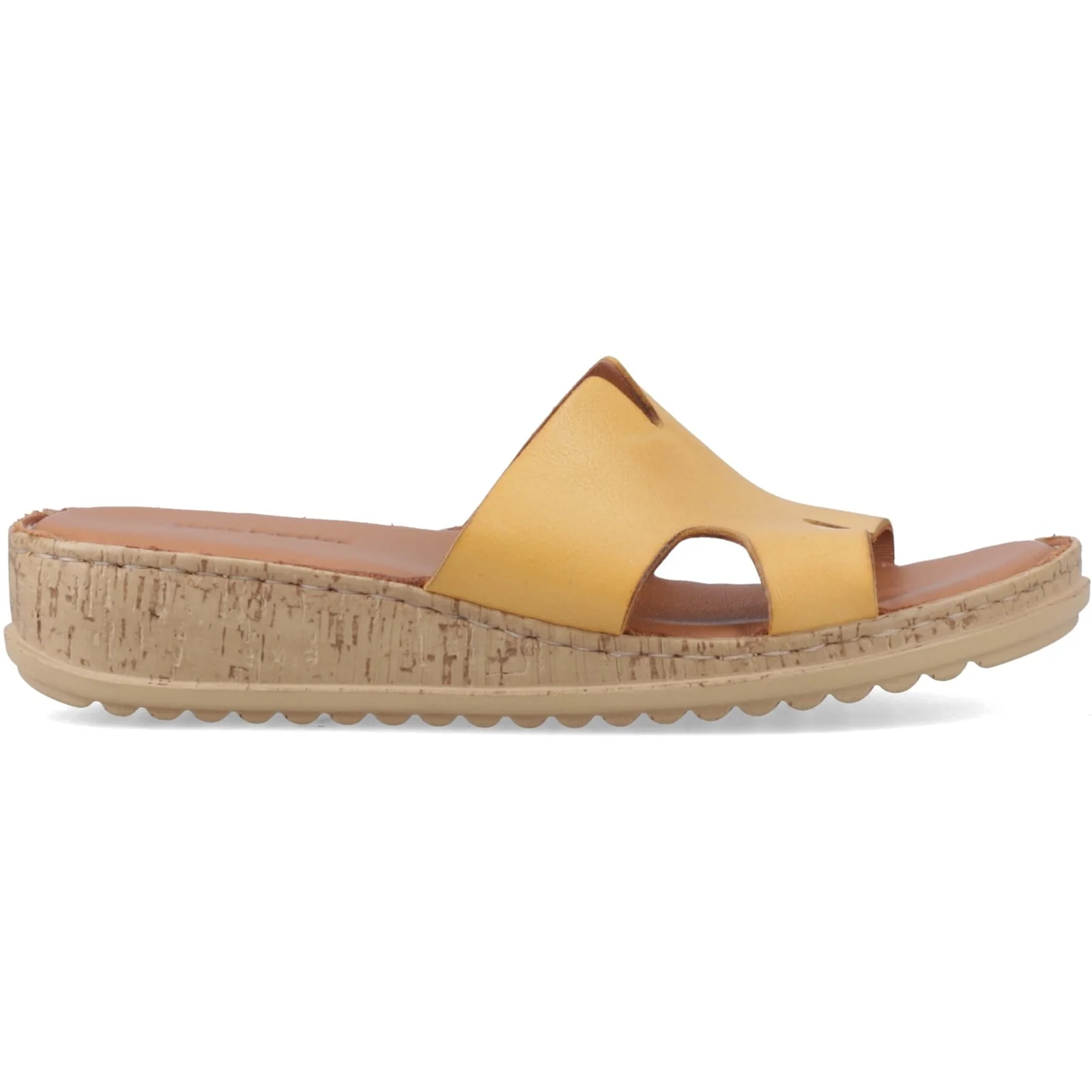 Hush Puppies Womens Eloise Mule Sandal Mustard
