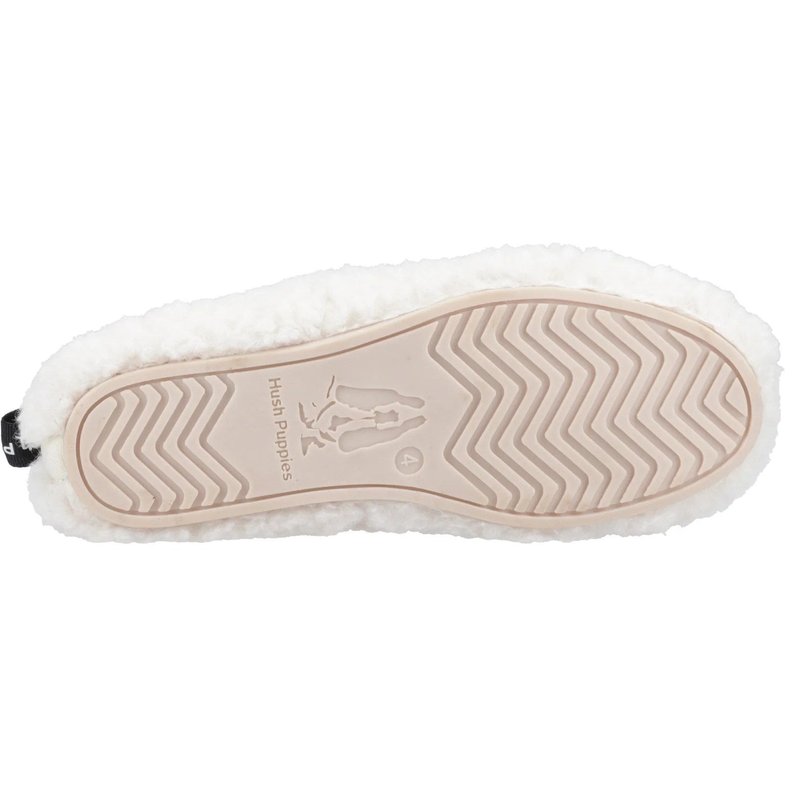 Hush Puppies Womens Emily Slippers Cream - Image 3
