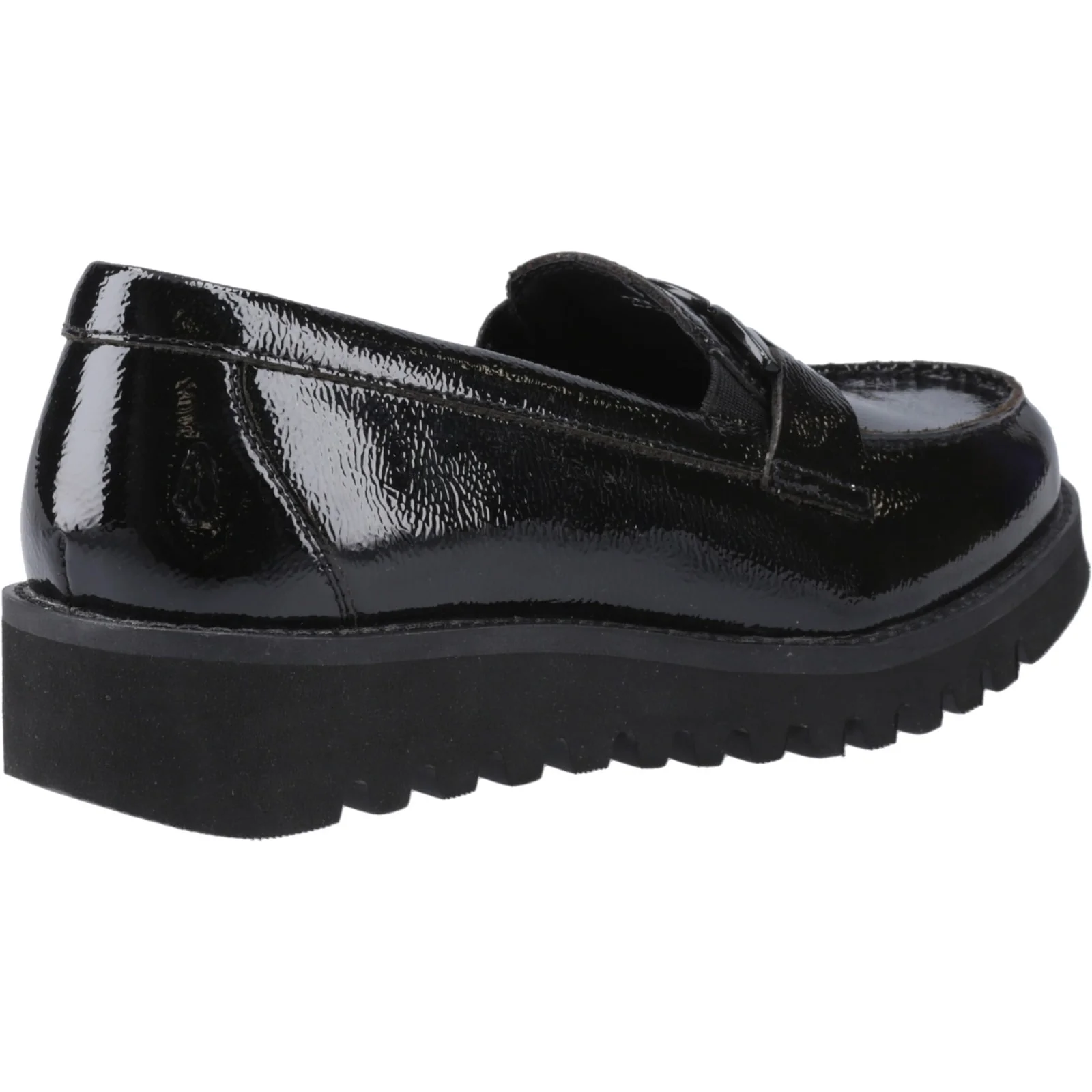 Hush Puppies Womens Francis Loafer Patent Black - Image 4