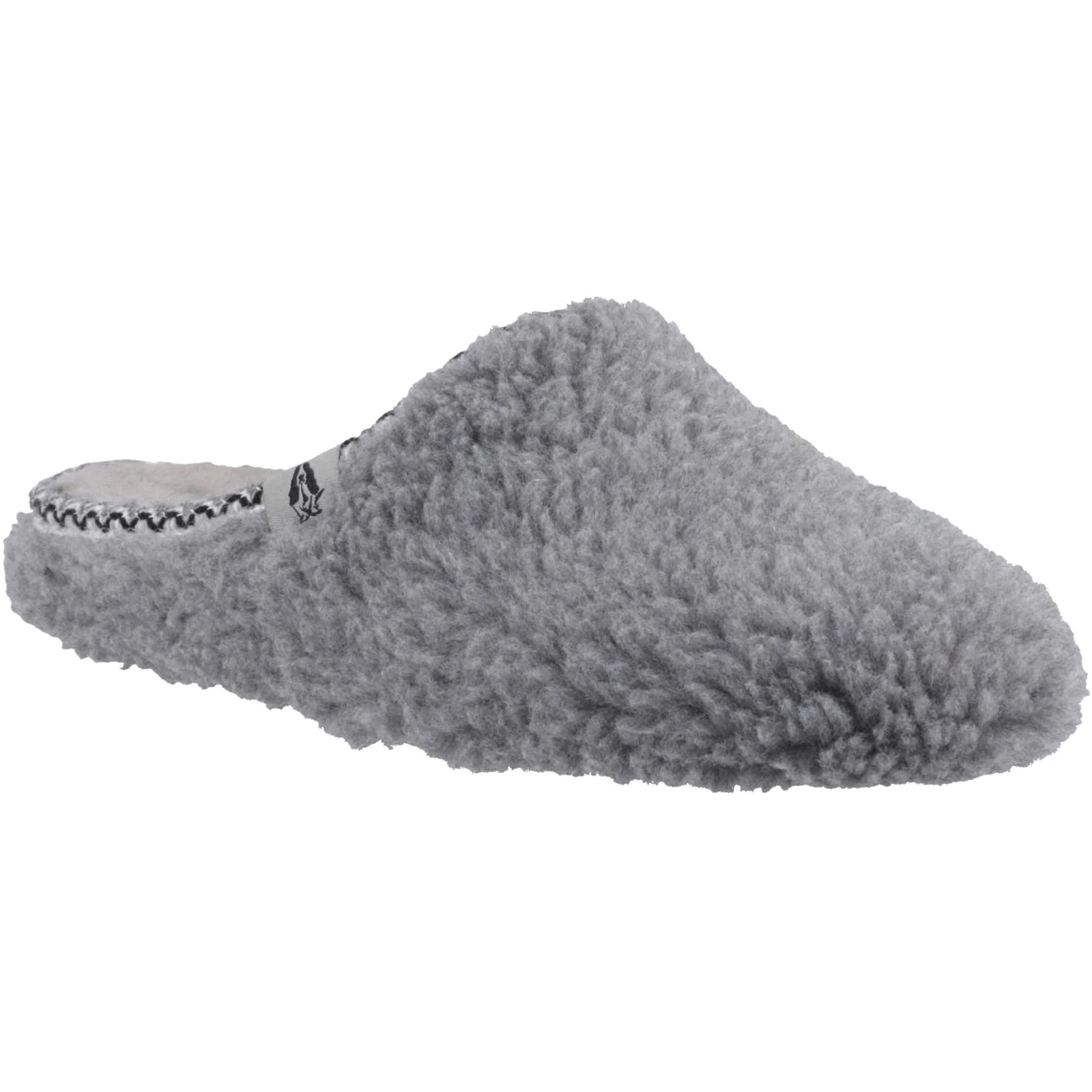 Hush Puppies Womens Good Slipper Teddy Mule Grey - Image 5