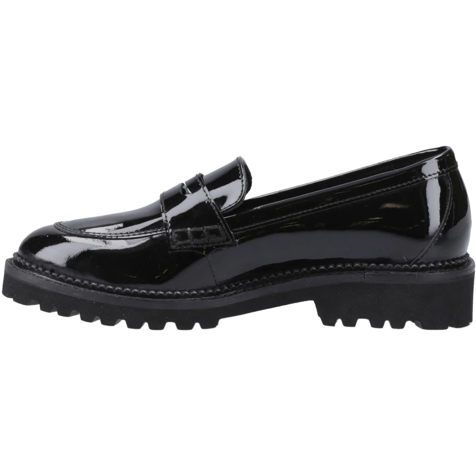 Hush Puppies Womens Grazia Loafer Patent Snr Black - Image 2