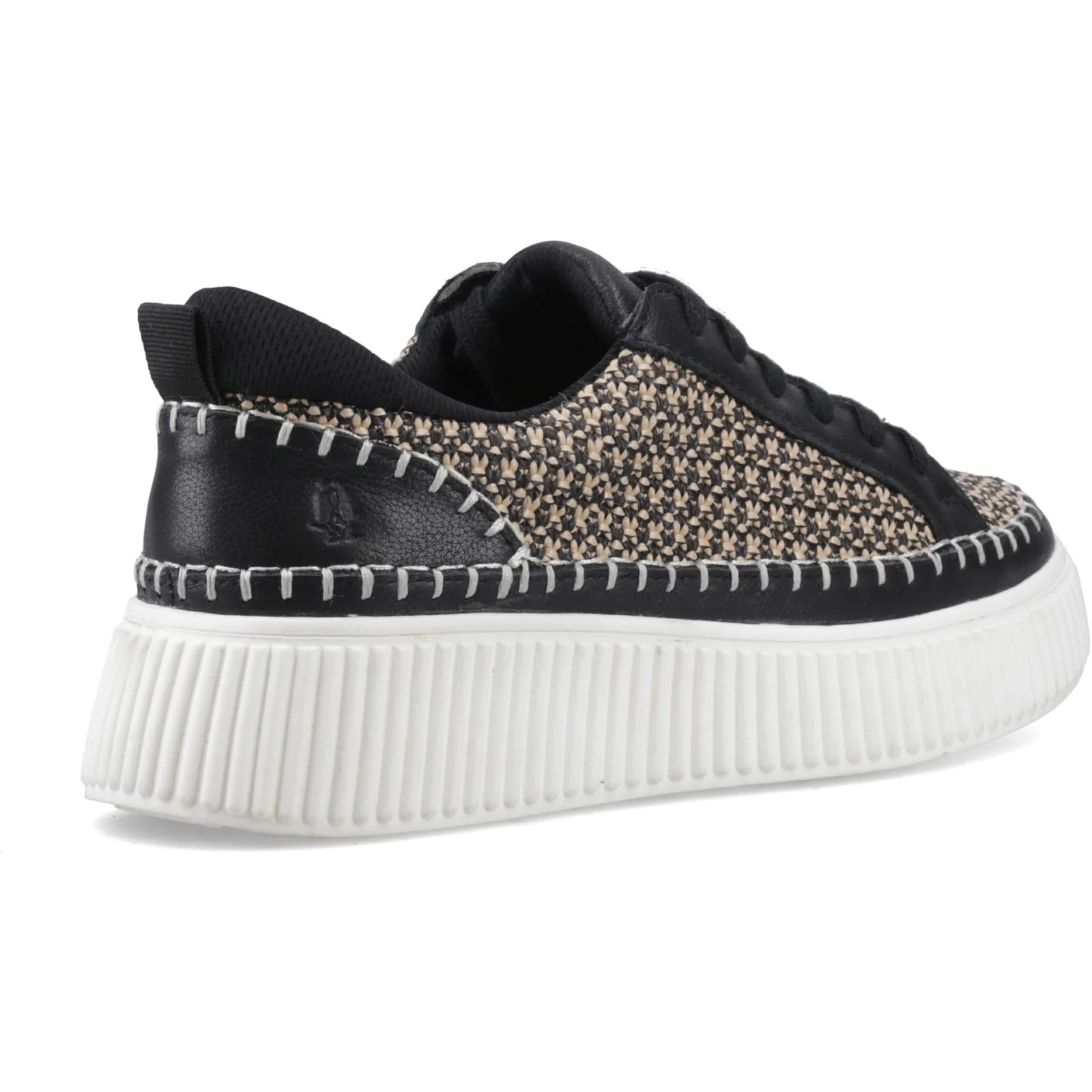 Hush Puppies Womens Haisley Woven Trainer Black - Image 4