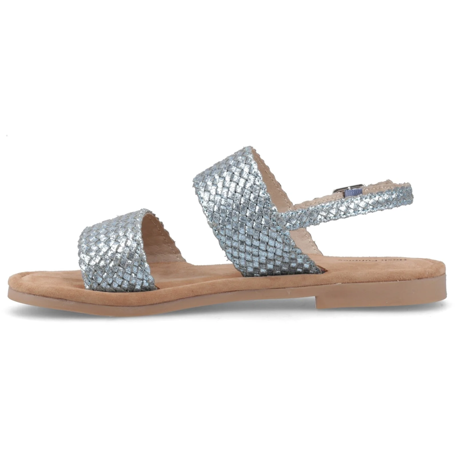 Hush Puppies Womens Helene Sandal Wide Fit Blue - Image 2