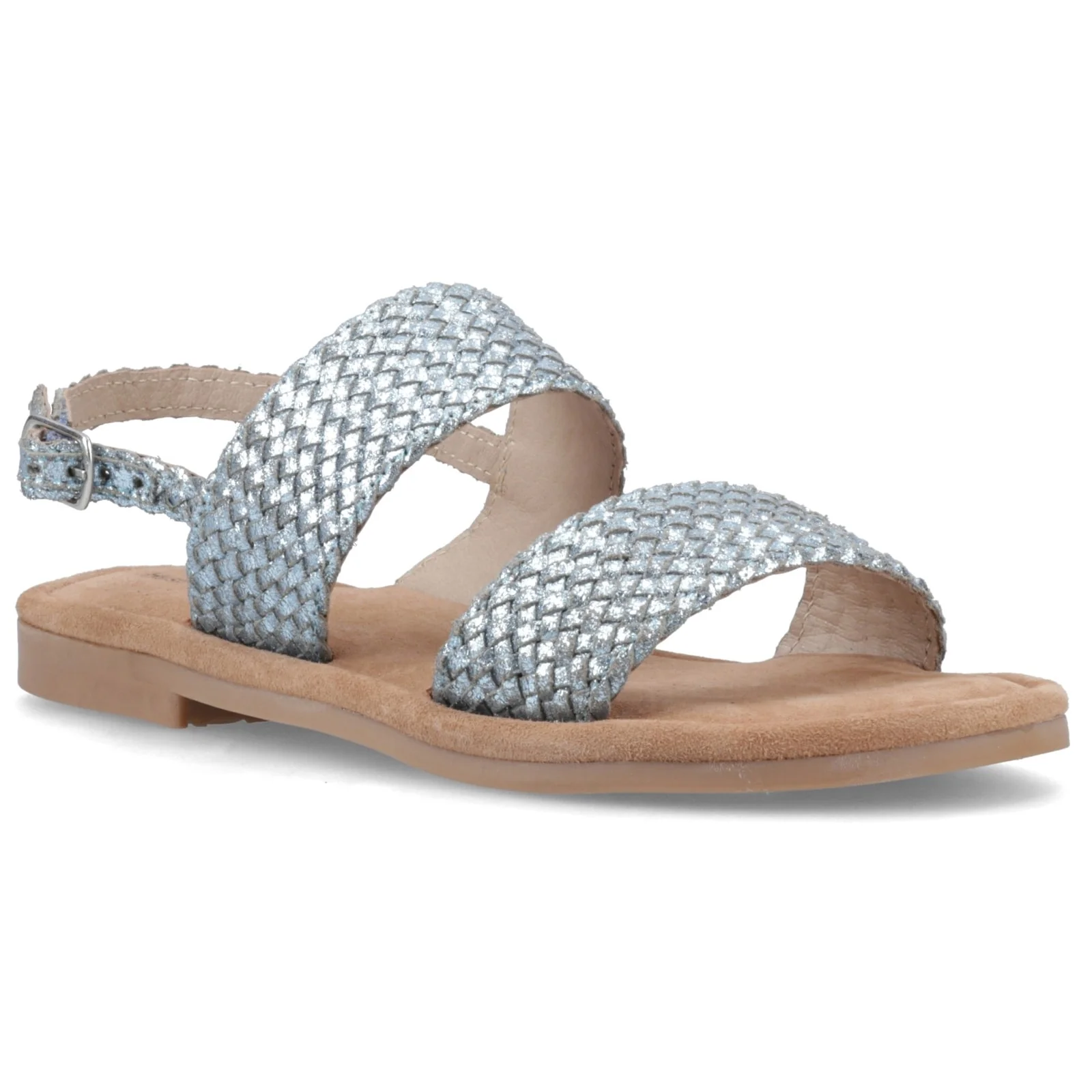 Hush Puppies Womens Helene Sandal Wide Fit Blue - Image 5