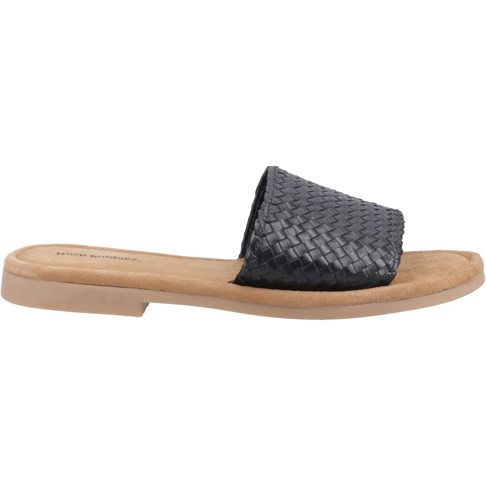 Hush Puppies Womens Hetty Slide Wide Fit Black