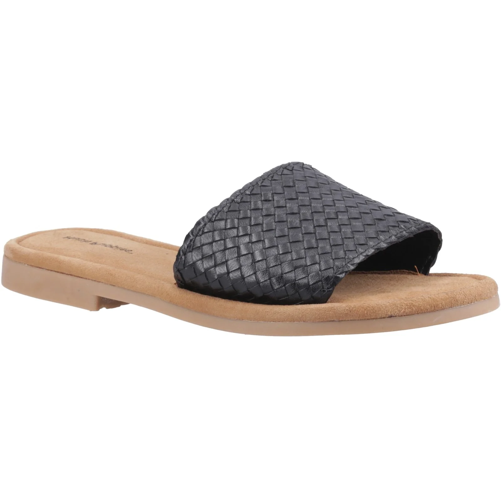 Hush Puppies Womens Hetty Slide Wide Fit Black - Image 5