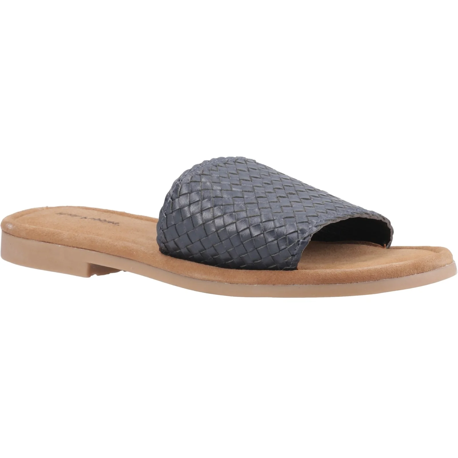 Hush Puppies Womens Hetty Slide Wide Fit Navy - Image 5