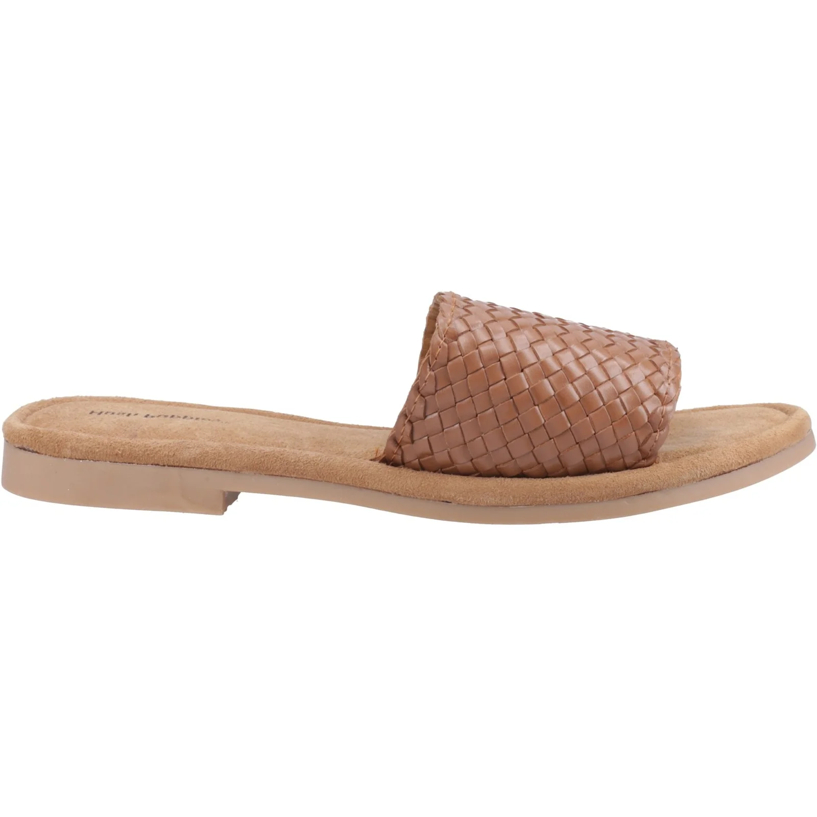 Hush Puppies Womens Hetty Slide Wide Fit Tan
