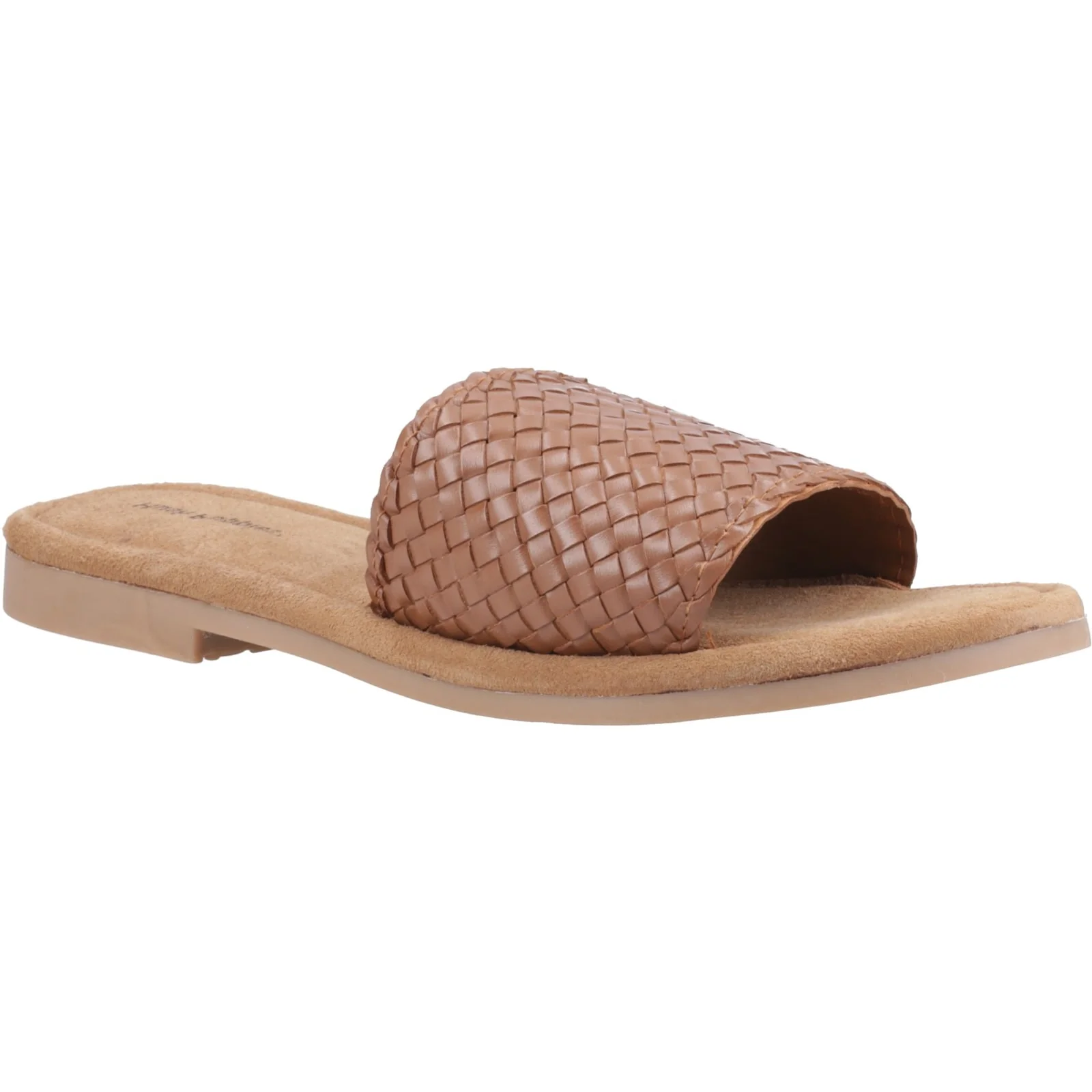 Hush Puppies Womens Hetty Slide Wide Fit Tan - Image 5