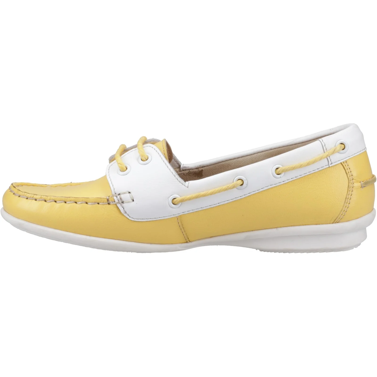 Hush Puppies Womens Irene Boat Shoe Yellow - Image 2