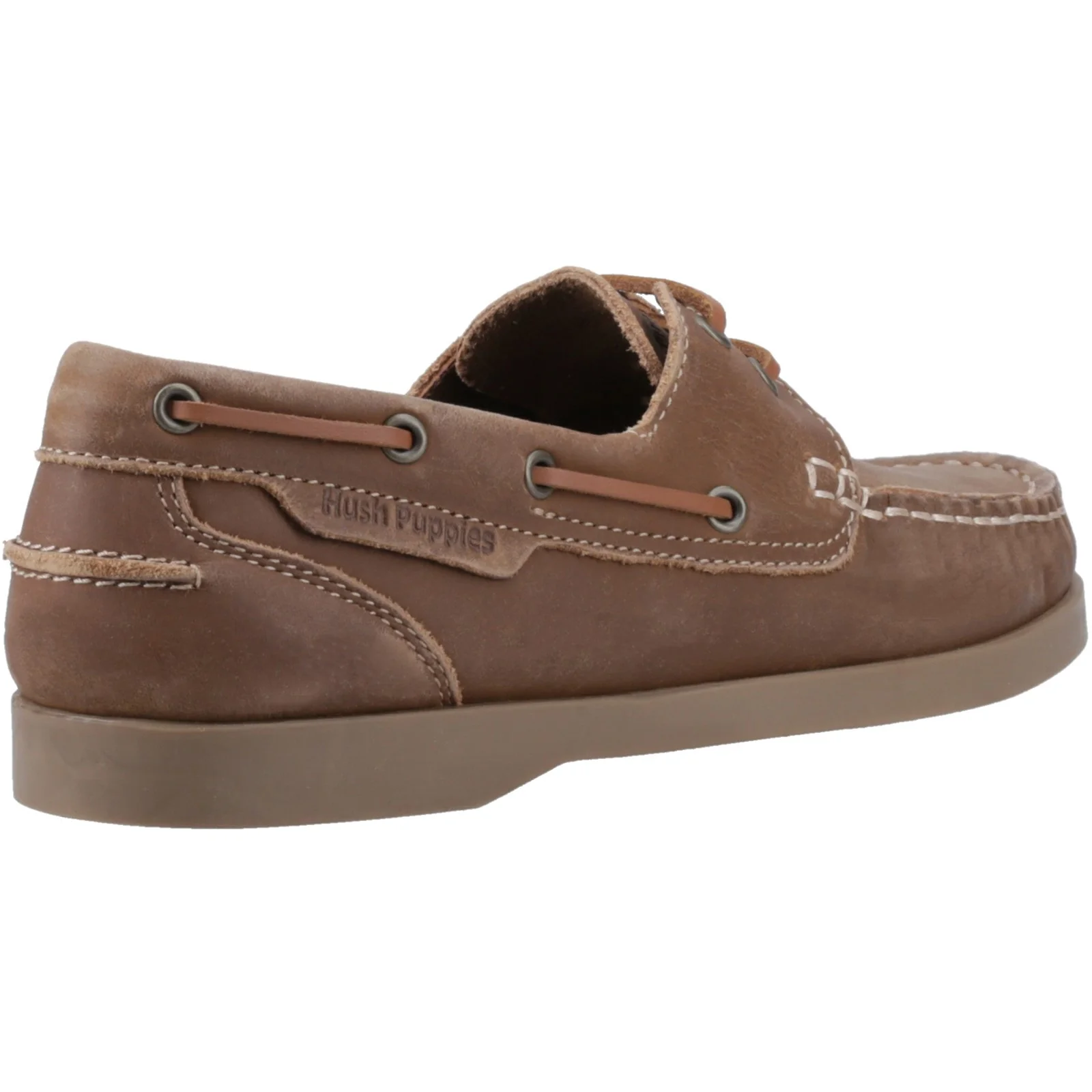 Hush Puppies Womens Isabel Boat Shoe Tan - Image 3
