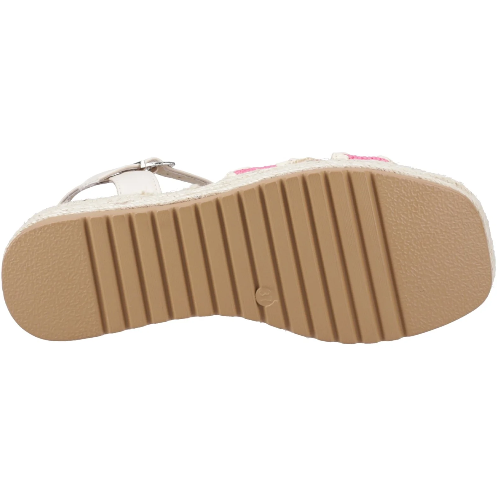 Hush Puppies Womens Jemma Espadrille Sandal Fuchsia - Image 3