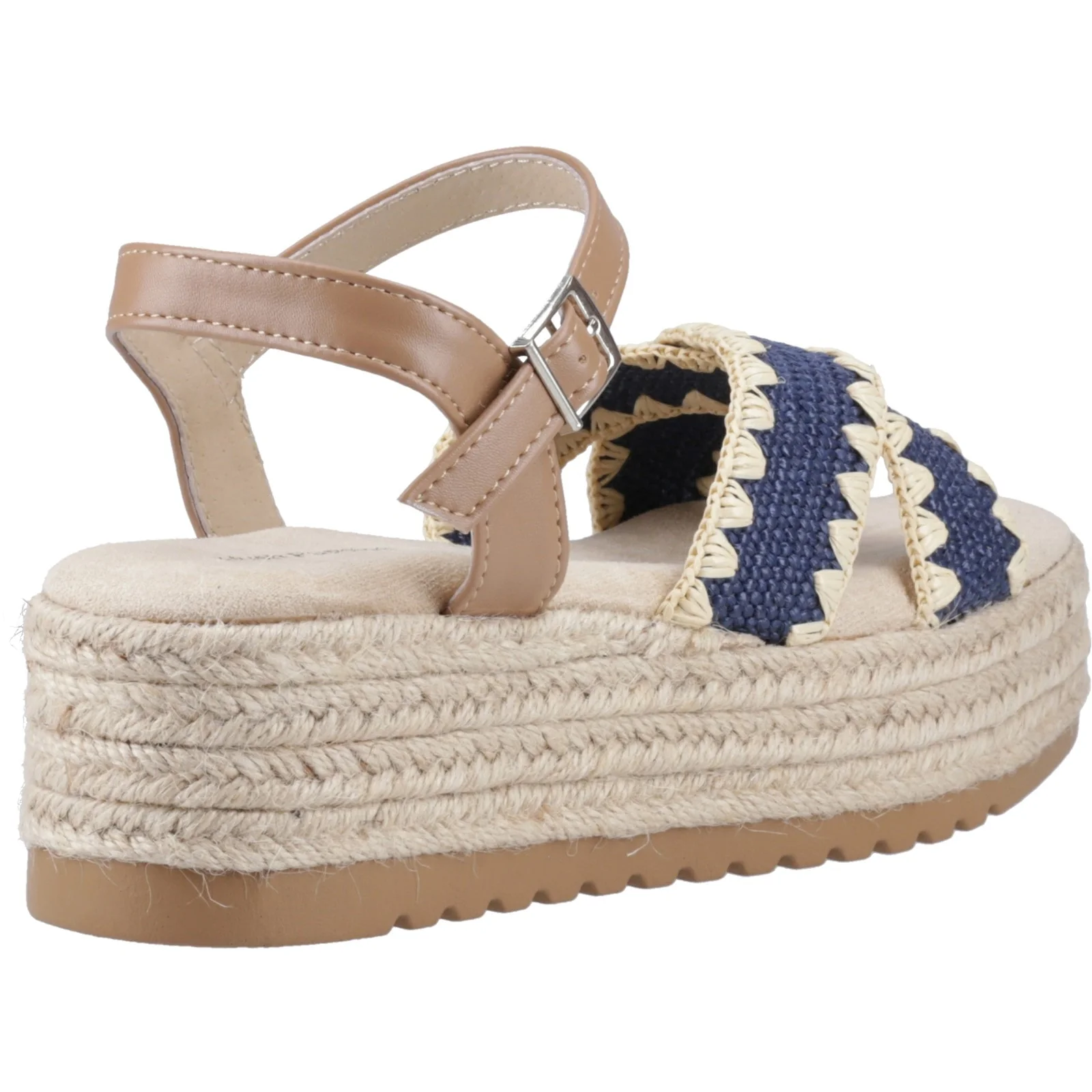Hush Puppies Womens Jemma Espadrille Sandal Navy - Image 4