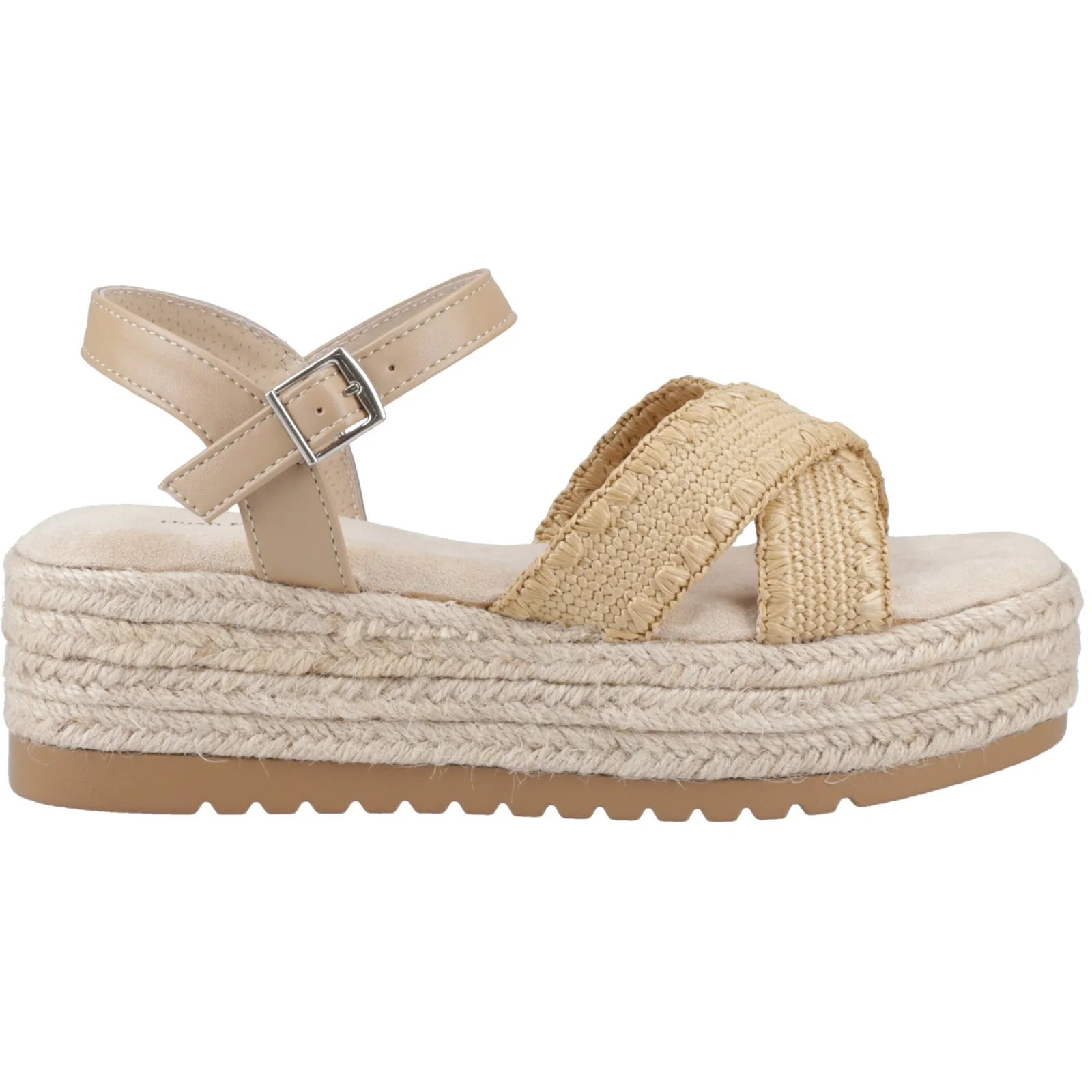 Hush Puppies Womens Jemma Espadrille Sandal Tan