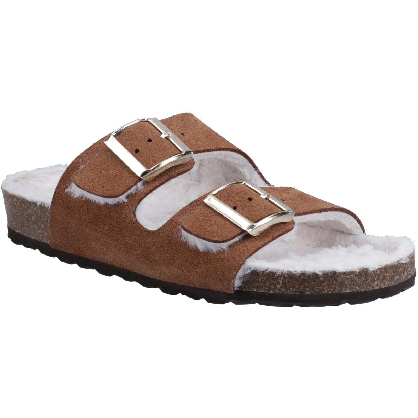 Hush Puppies Womens Jessie Mule Slipper Tan - Image 4