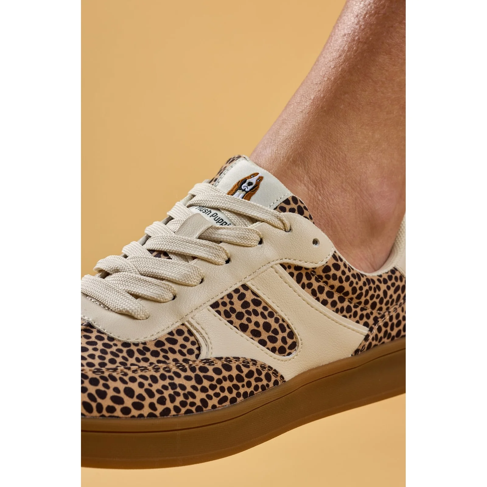 Hush Puppies Womens Maura Textile Sneaker Cheetah - Image 6