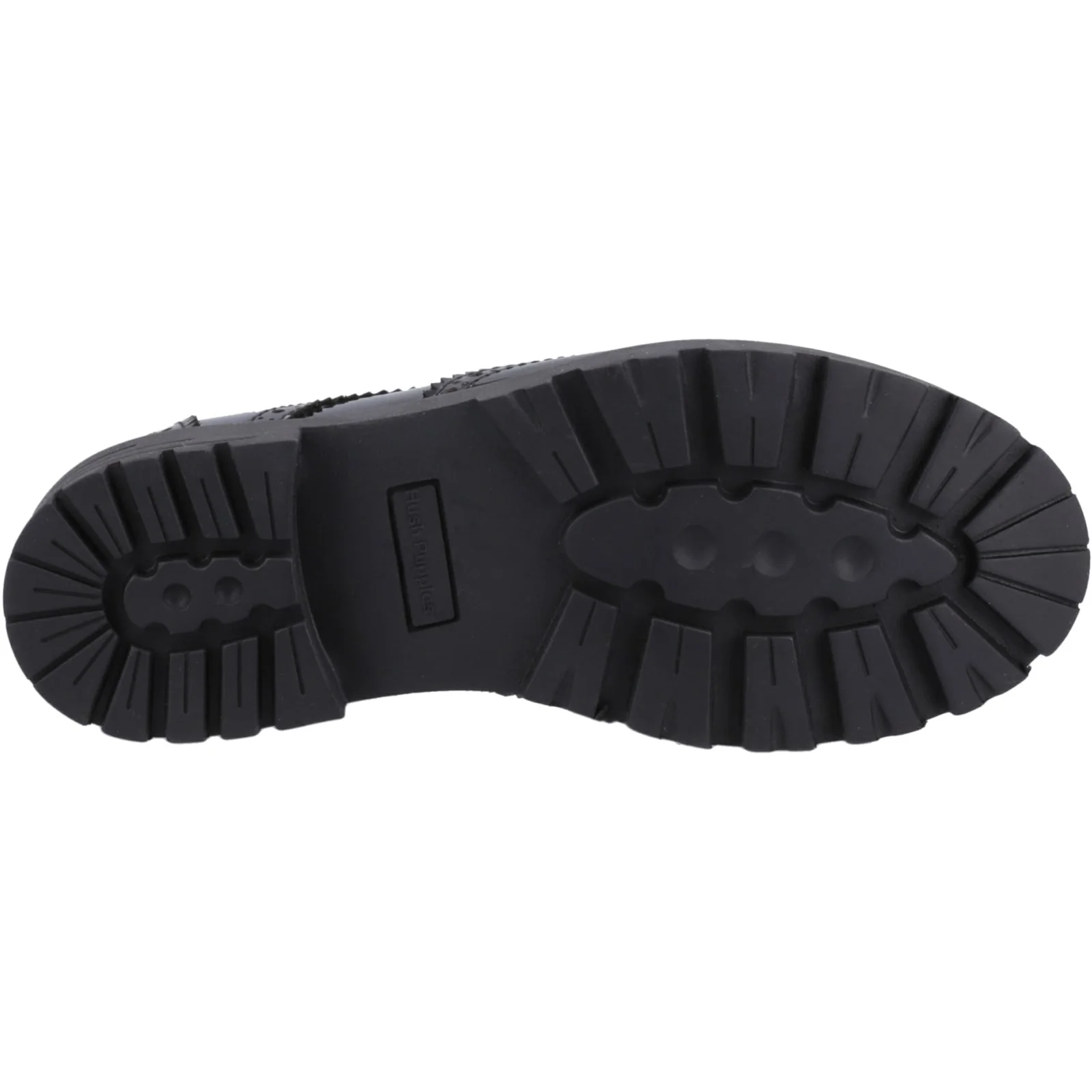 Hush Puppies Womens Maxine Patent Senior Shoe Black - Image 3