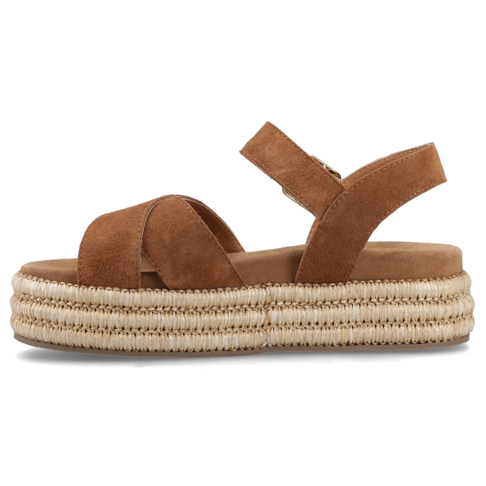 Hush Puppies Womens Rosa Rafia Sandal Tan - Image 2
