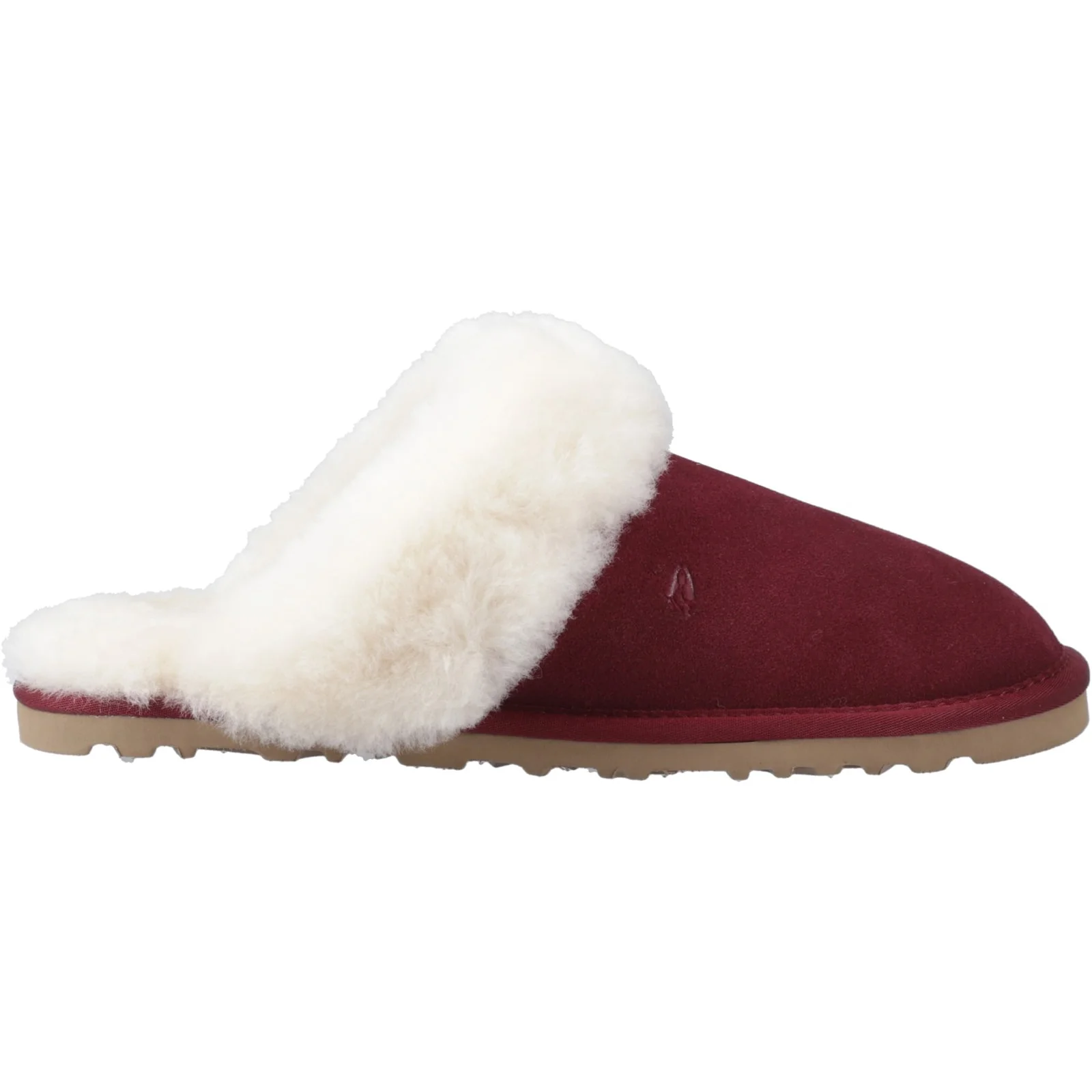 Hush Puppies Womens Samantha Mule Slipper Bordeaux