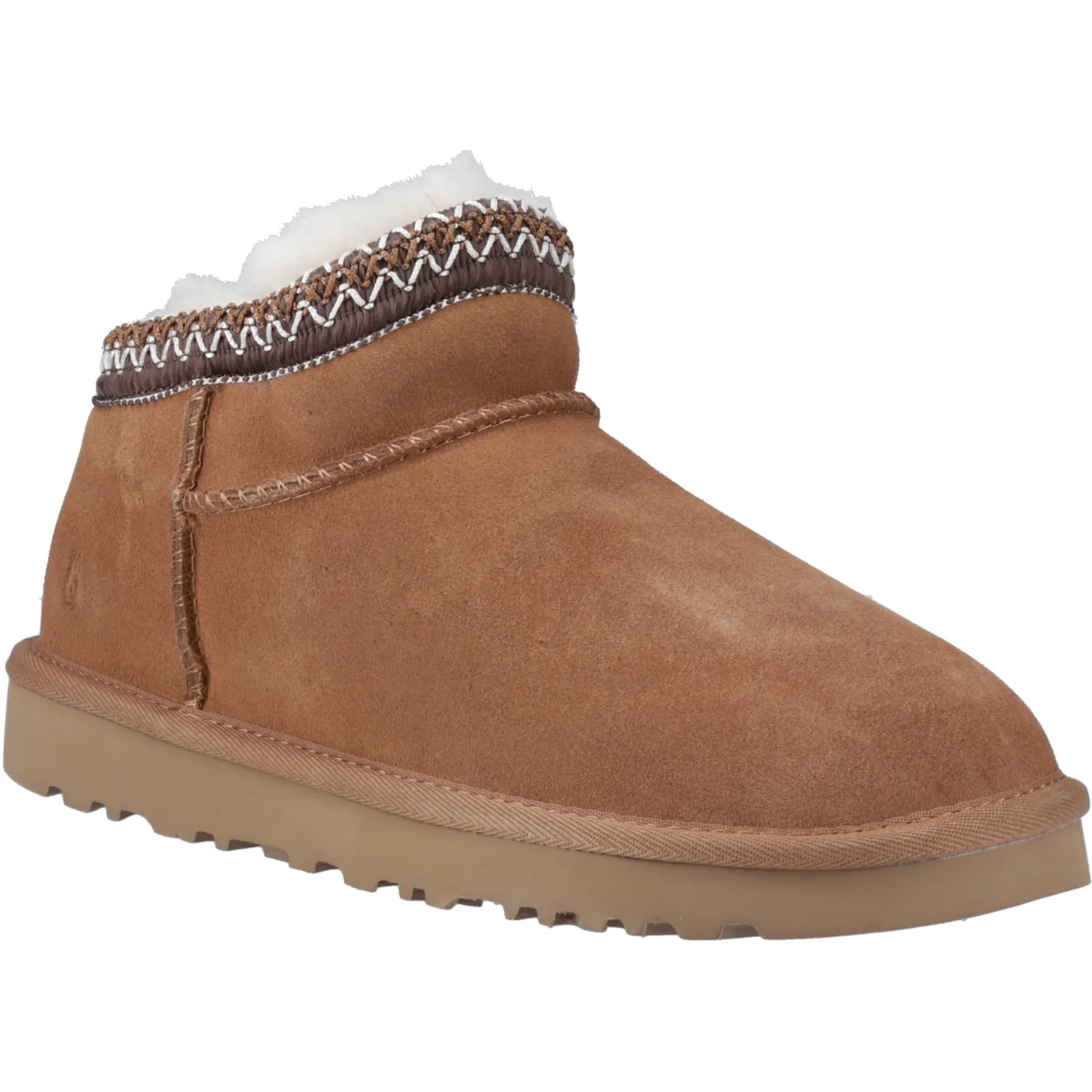 Hush Puppies Womens Sloane Bootie Slipper Tan - Image 5