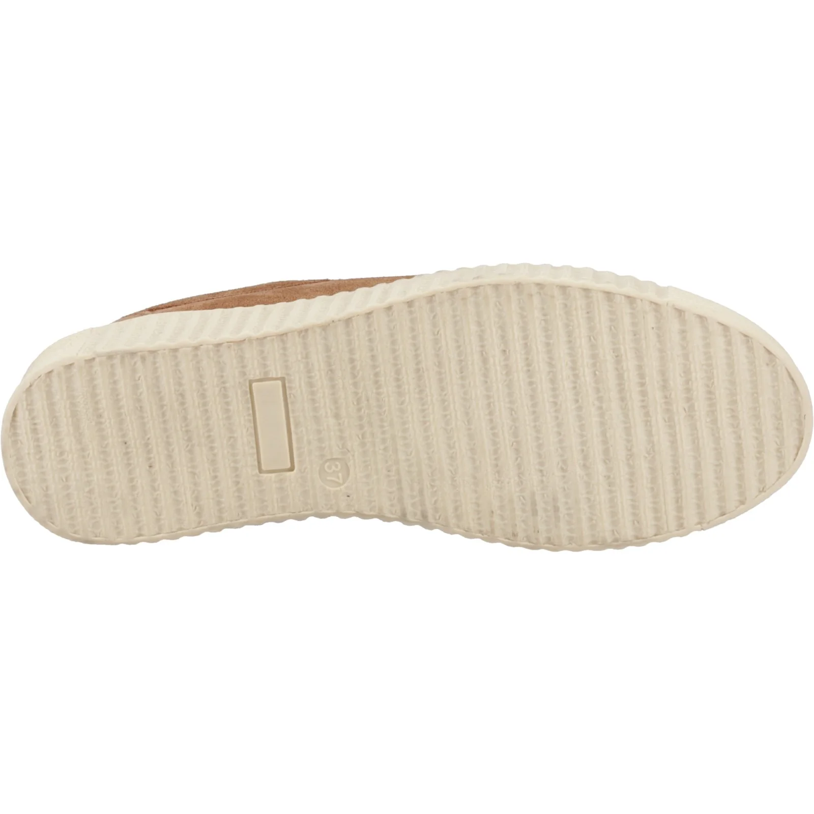 Hush Puppies Womens Tamsin Suede Trainer Tan - Image 3