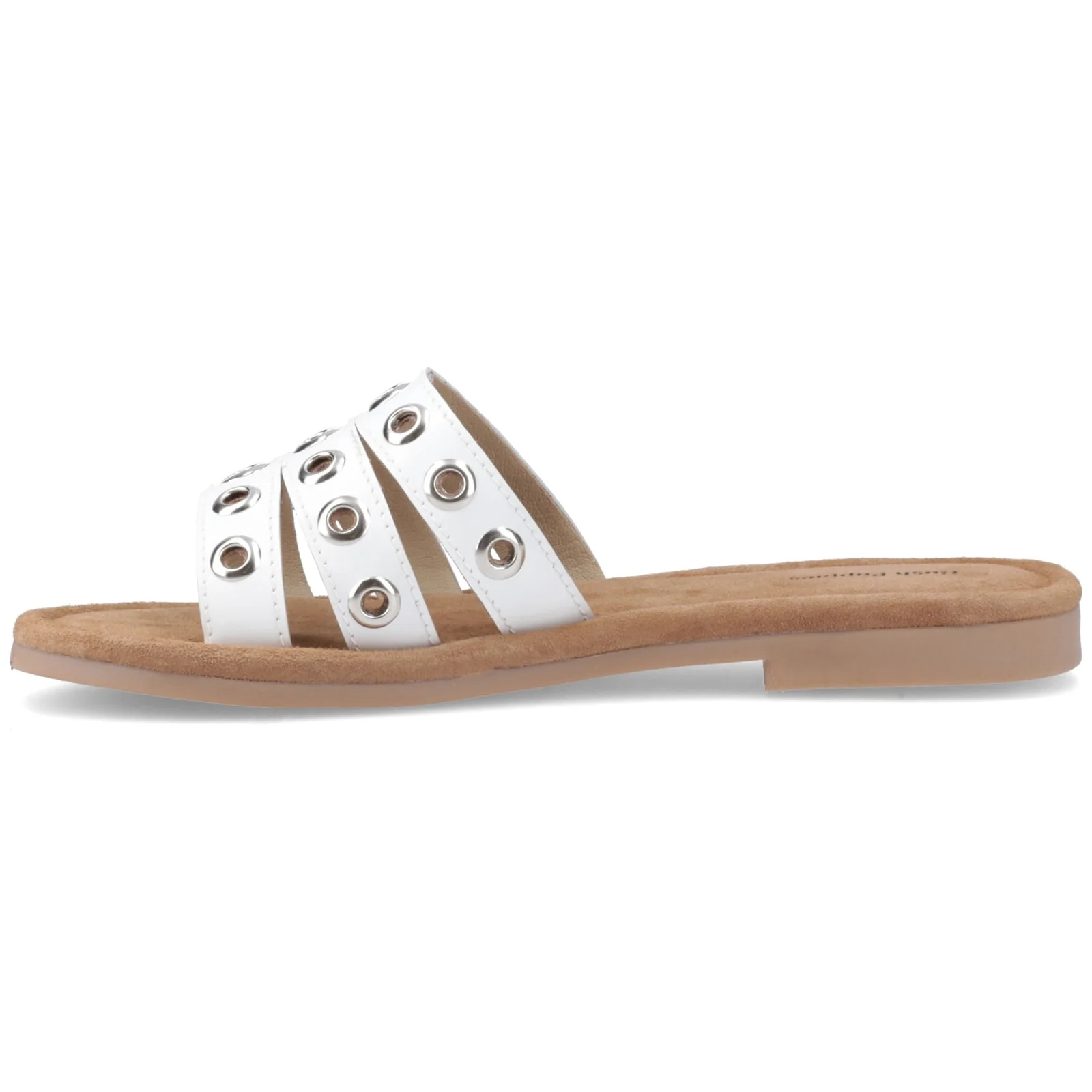 Hush Puppies Womens Taylor Stud Mule White - Image 2