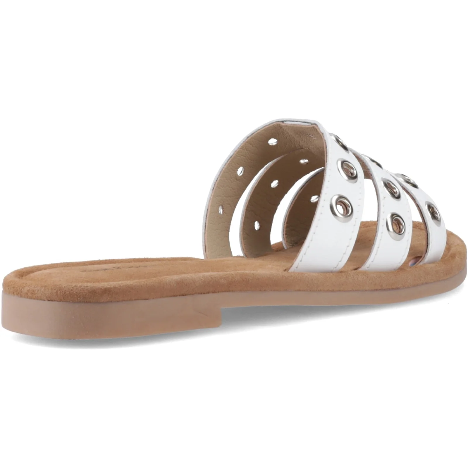 Hush Puppies Womens Taylor Stud Mule White - Image 4