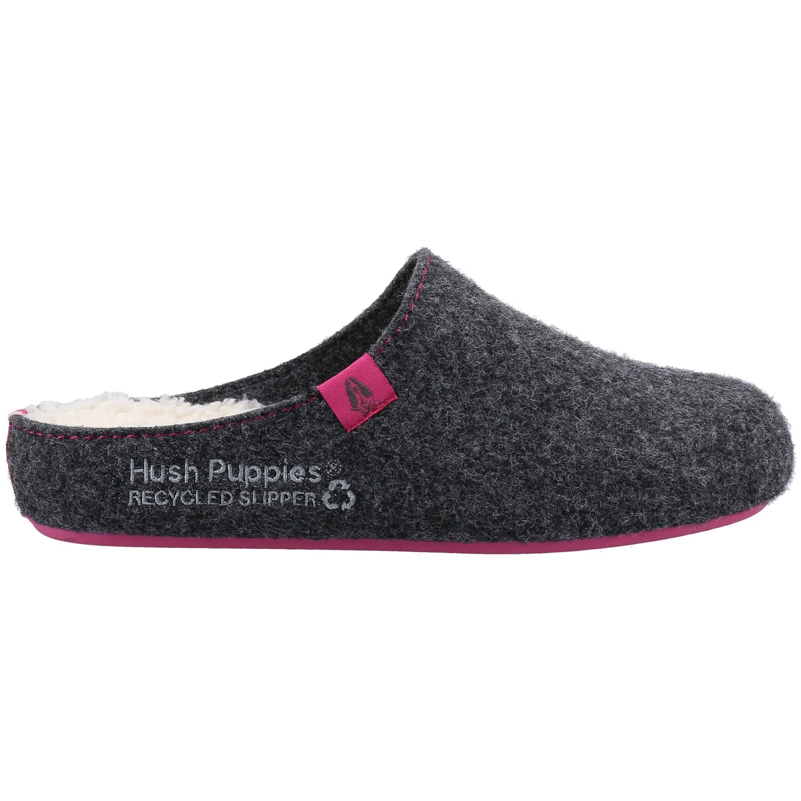 Hush Puppies Womens The Good Slipper Charcoal